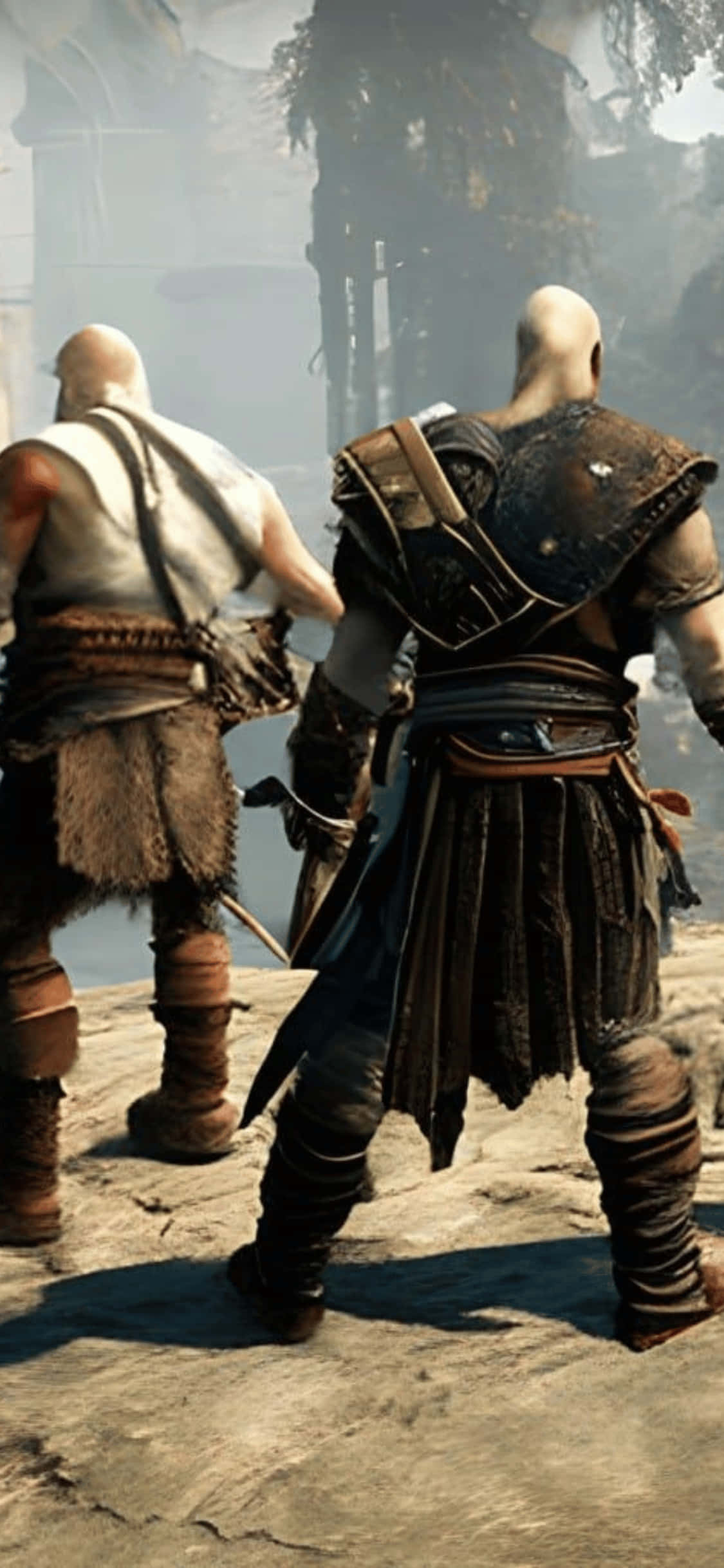 Makakuha ng matinding karanasan sa paglalaro sa iyong iPhone Xs gamit ang Mordhau Wallpaper