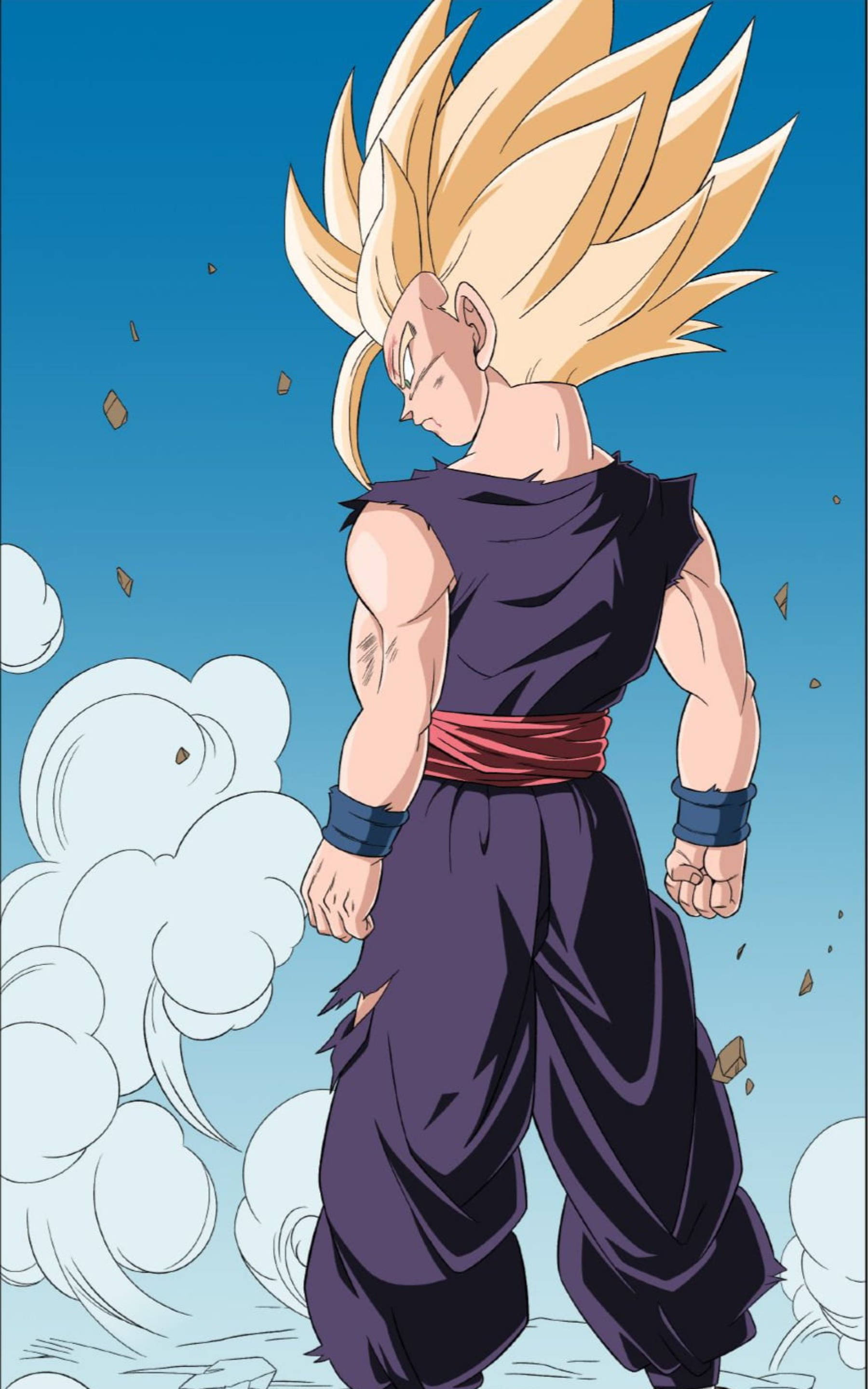 Makapangyarihang Gohan sa Super Saiyan 2 Wallpaper