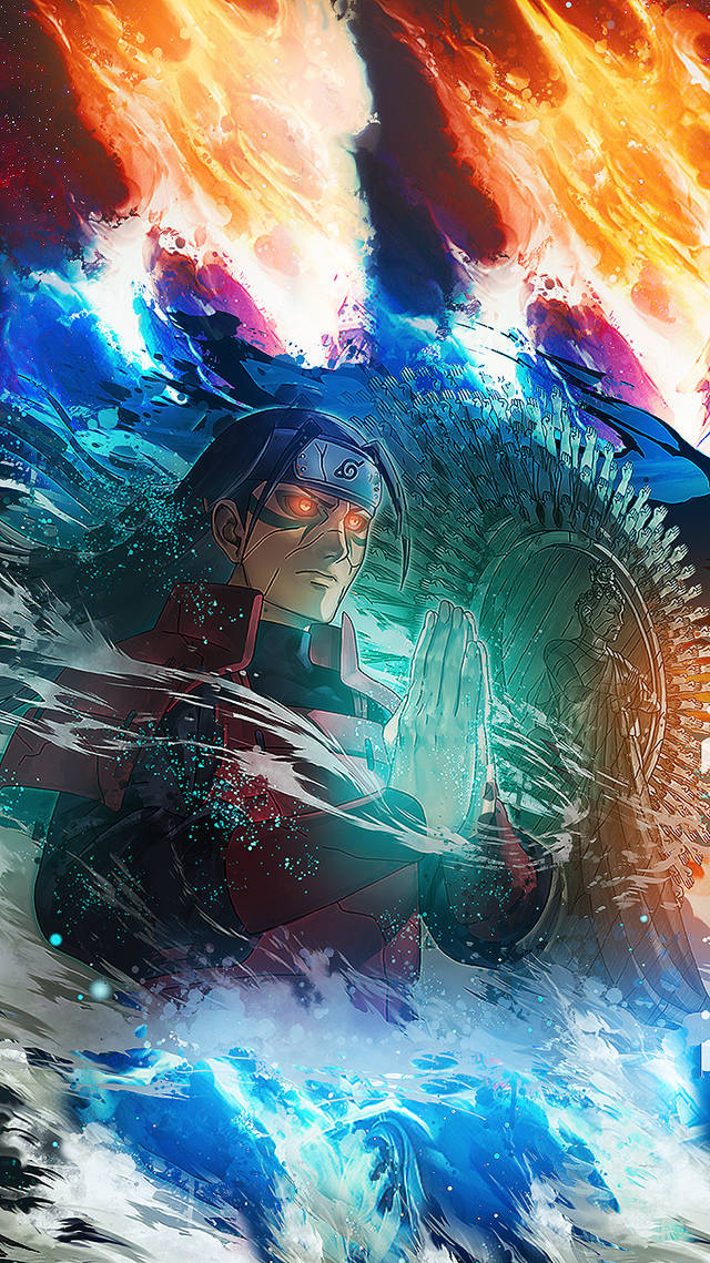Makapangyarihang Hashirama Phone Makulay Wallpaper