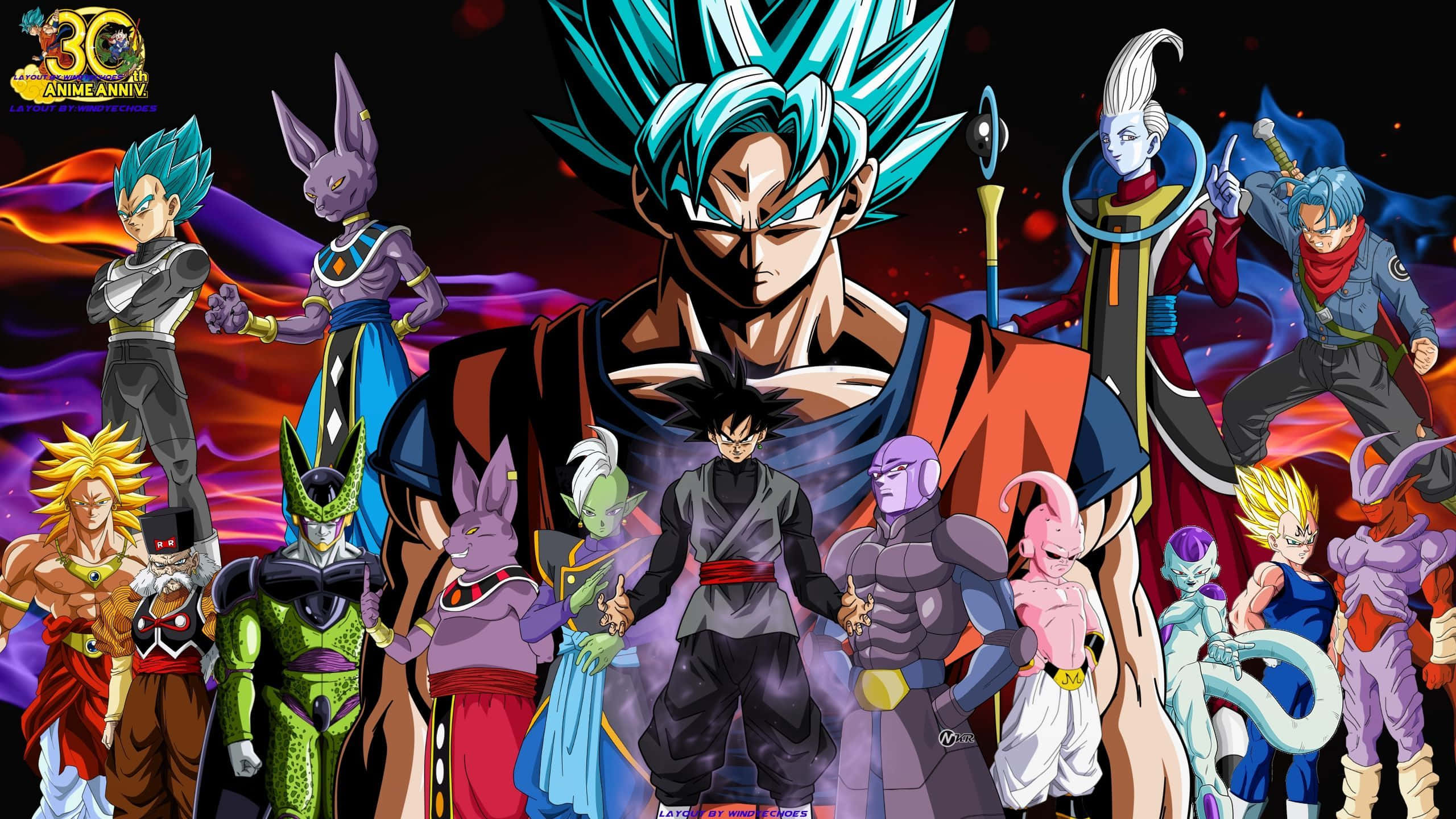 "Makapangyarihang Super Saiyan" Wallpaper