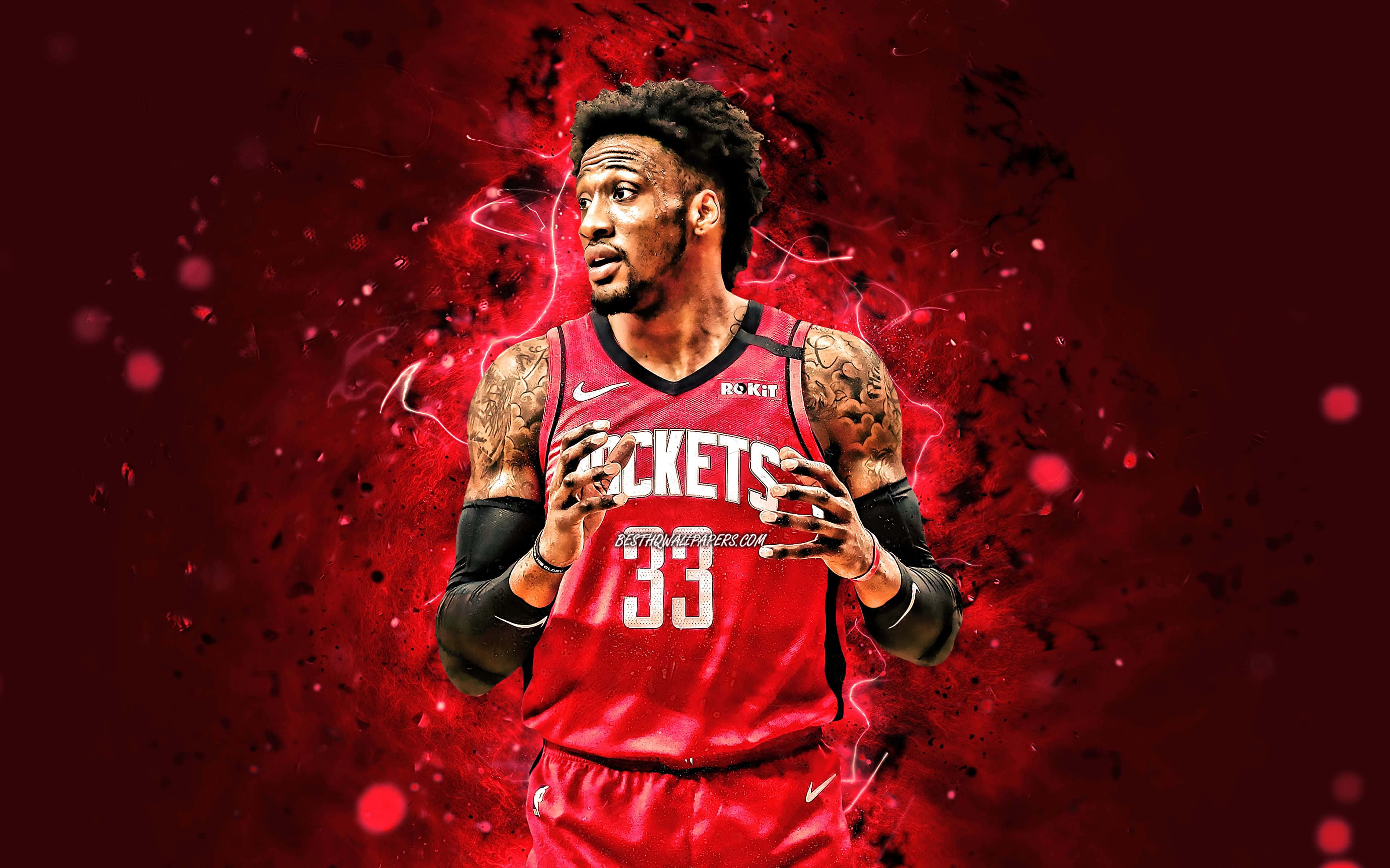 Maki-aksyon sa laro gamit ang 4K basketball background Wallpaper