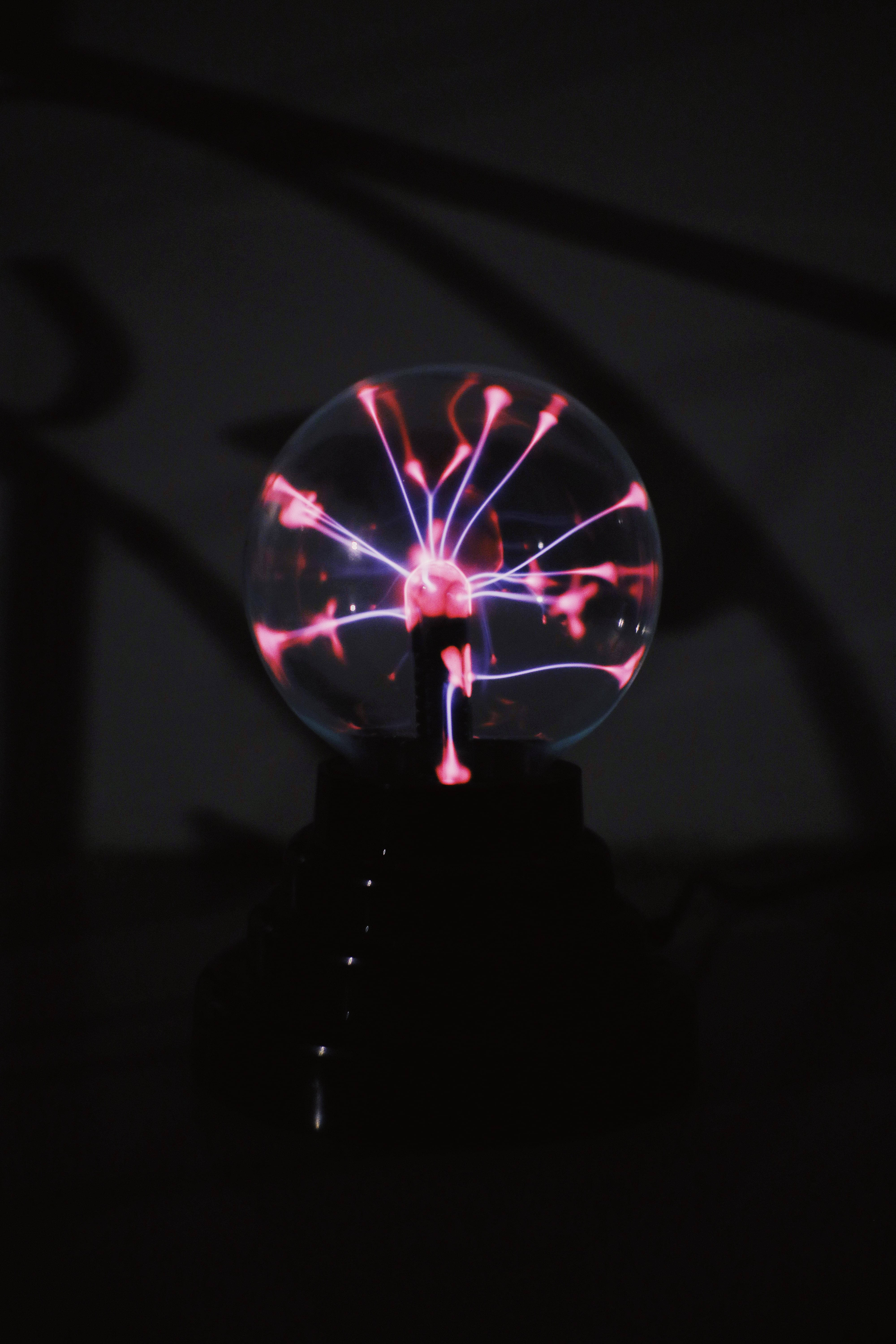 "Making Waves: Step into the Future with Colorful Plasma Ball Technology" Wallpaper