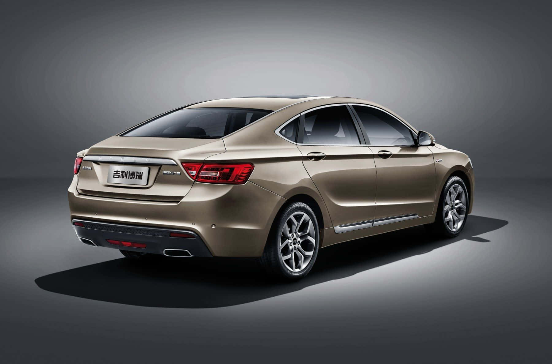 Makinis na Geely Sedan na Gumagalaw Wallpaper