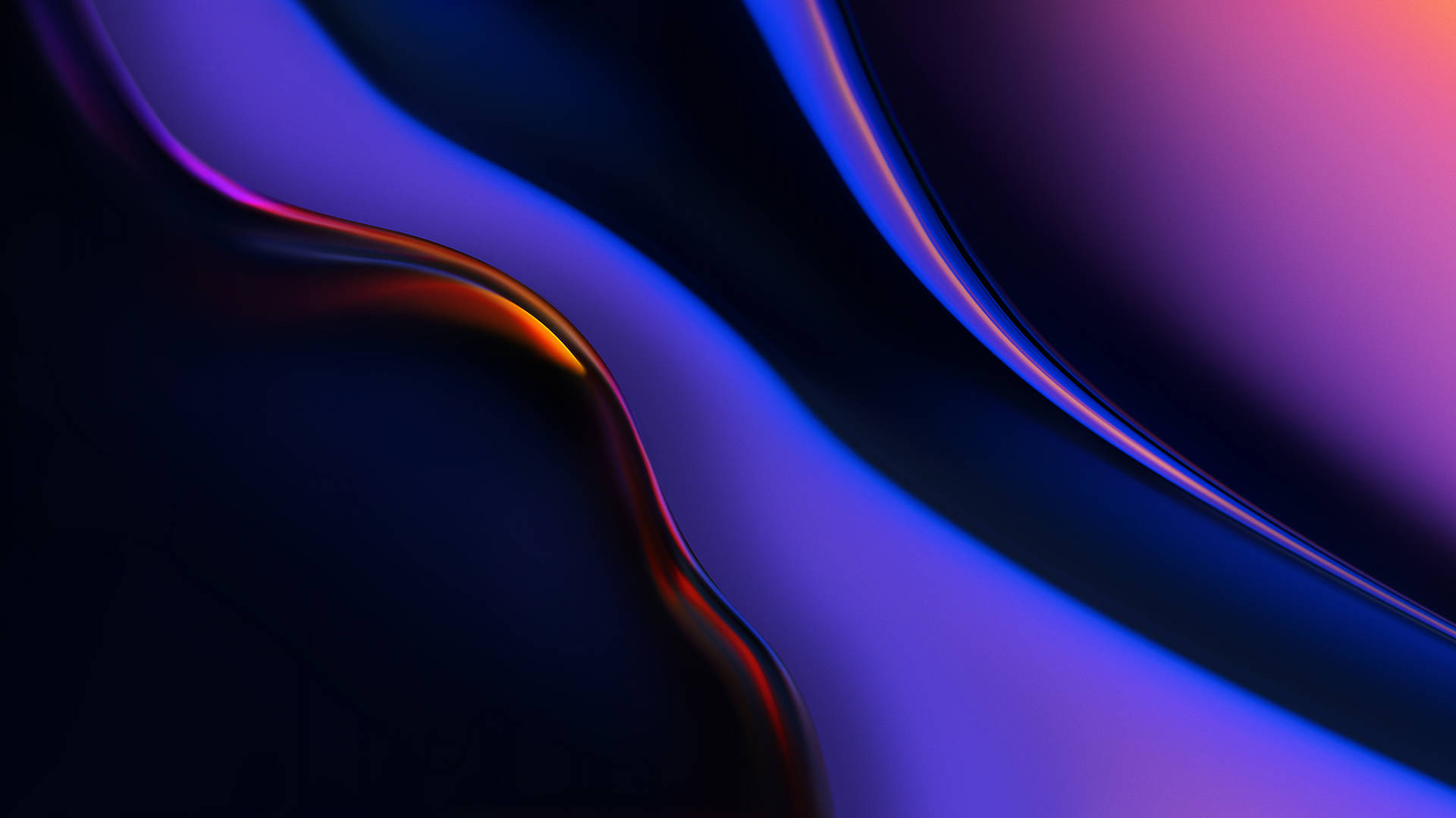 Makinis na OnePlus Smartphone sa Isang Bughaw-Lila na Background Wallpaper