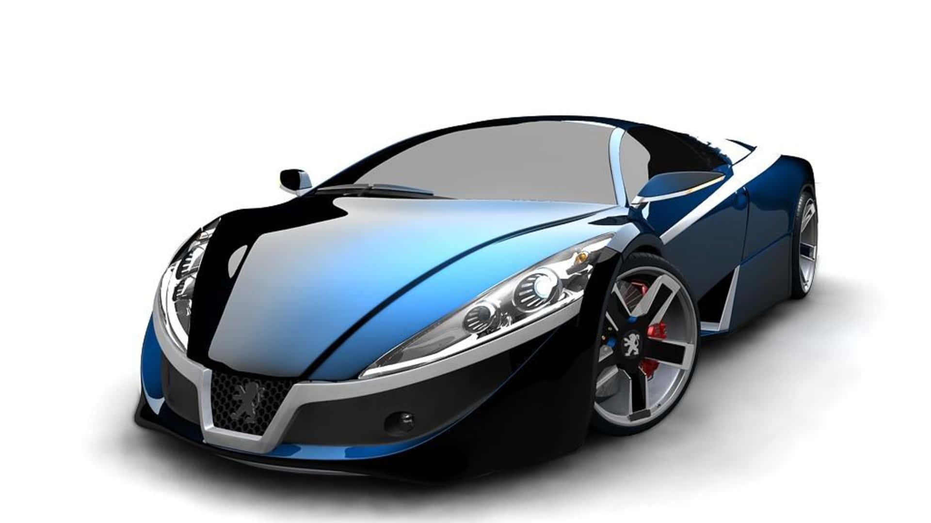Makinis na Pulang Sports Car sa Magandang Daan Wallpaper