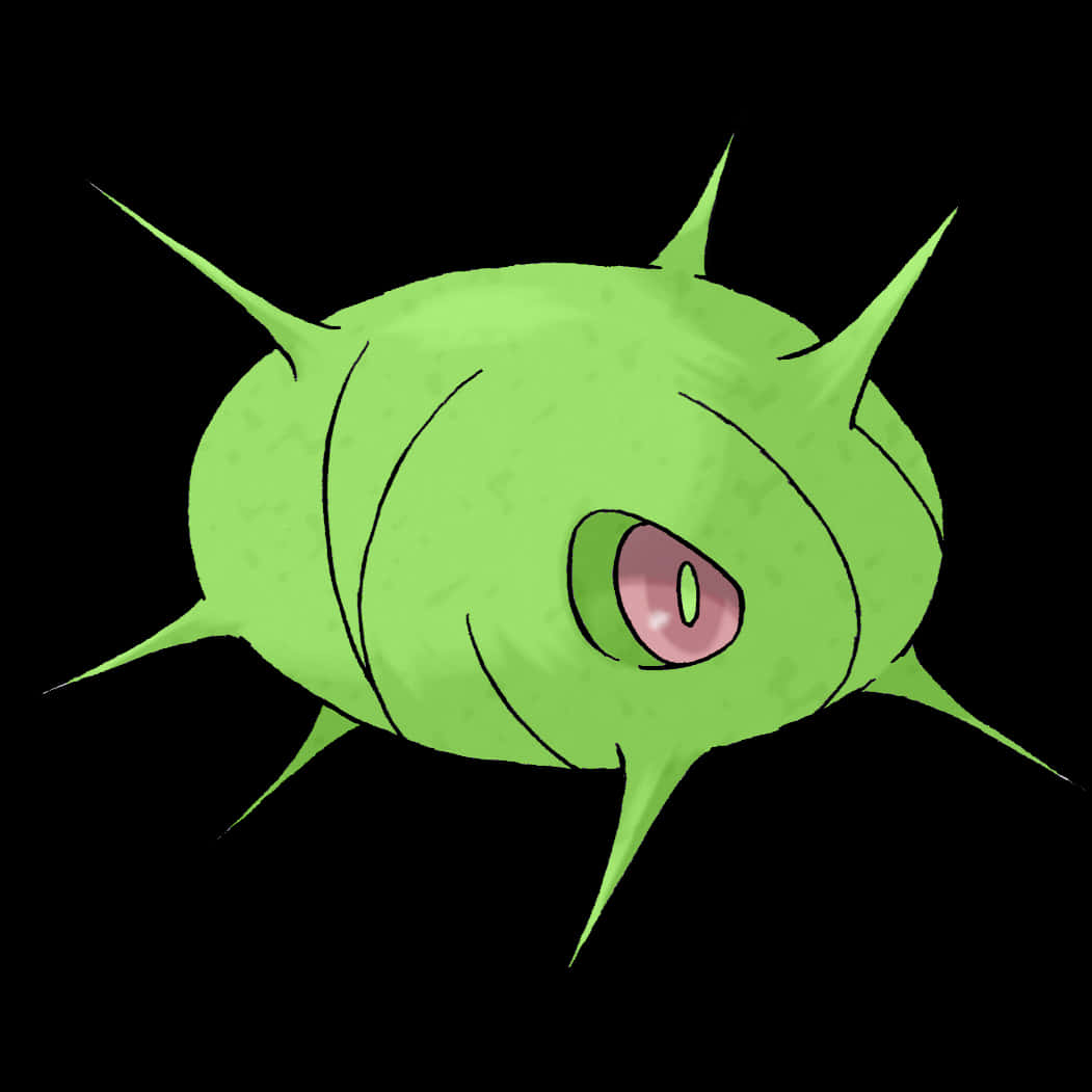 Makintab na Cascoon Mula sa Pokemon Wallpaper