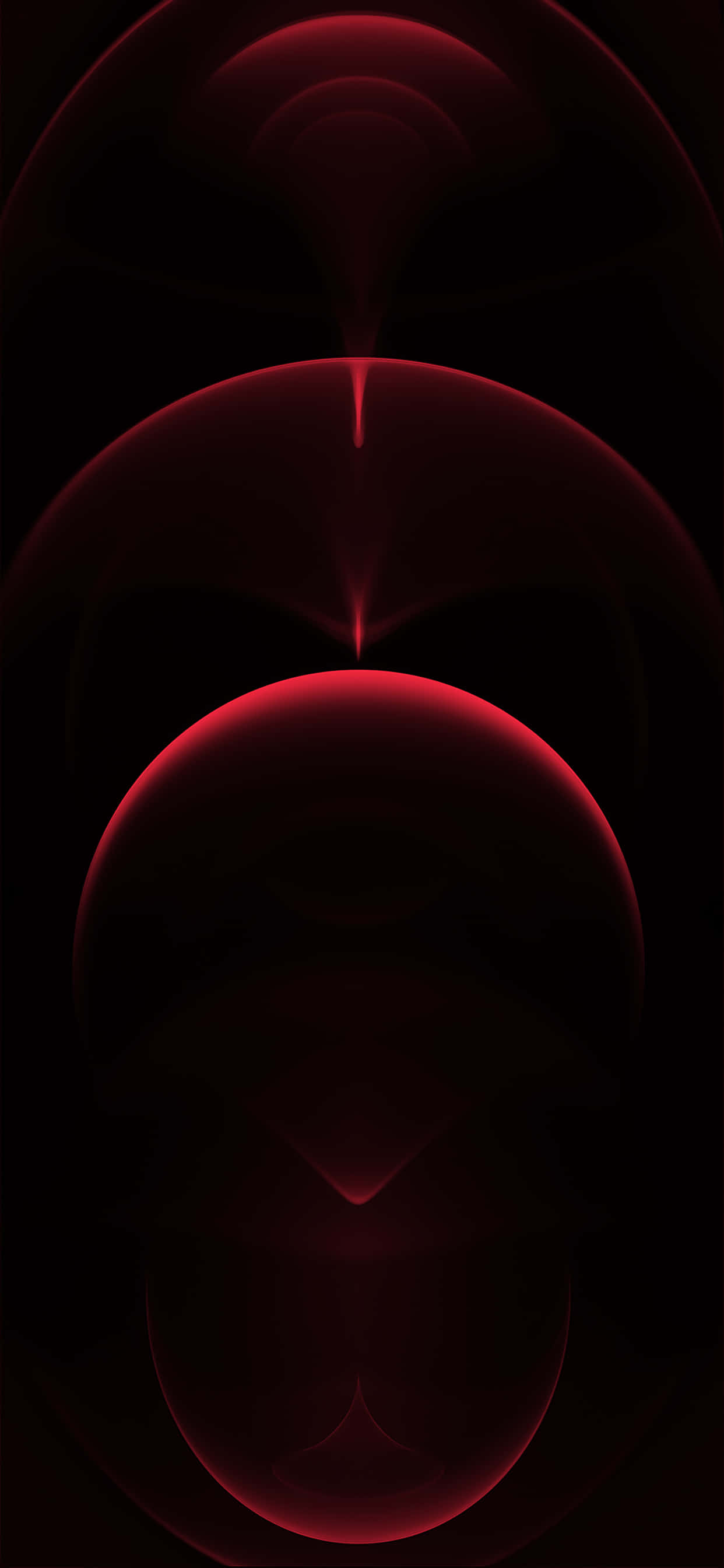 Makintab na Pulang Orb Wallpaper