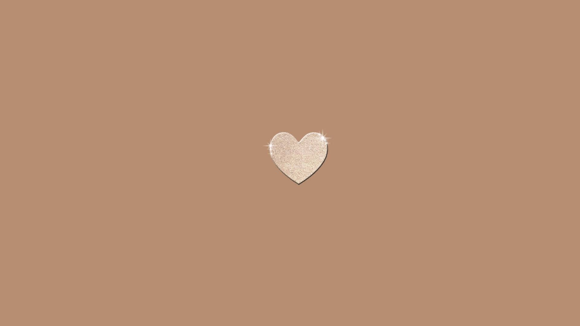 Makintab na Puso ng Pag-ibig Wallpaper