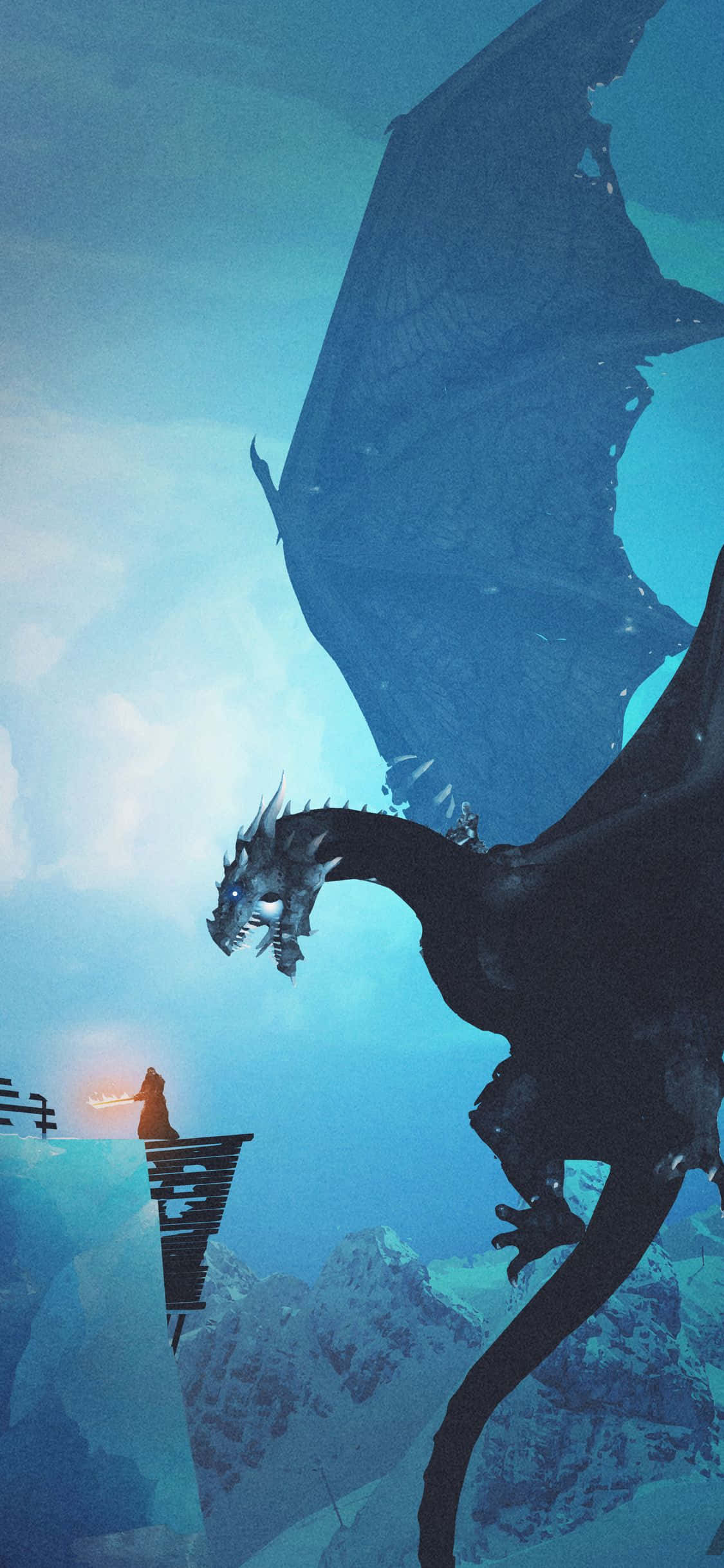Makipag-karanasan ng mga epikong pakikipagsapalaran sa iyong iPhone Xs gamit ang Dragon Age Inquisition. Wallpaper