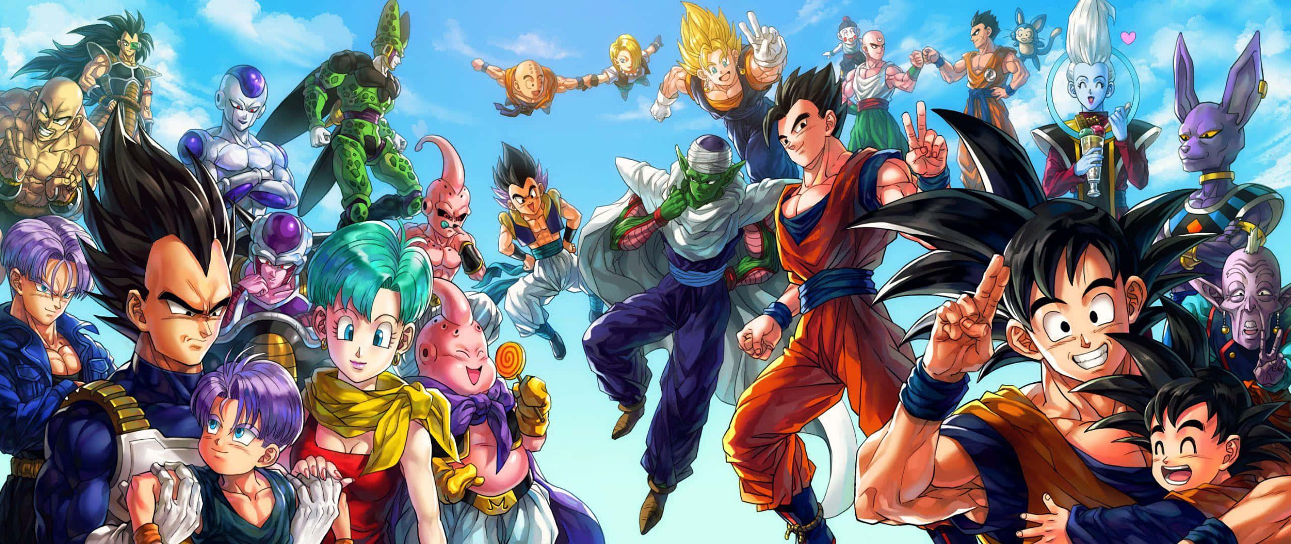 Makipagtulungan kay Goku at sa mga Z Fighter habang pinoprotektahan nila ang uniberso sa Dragon Ball Super! Wallpaper