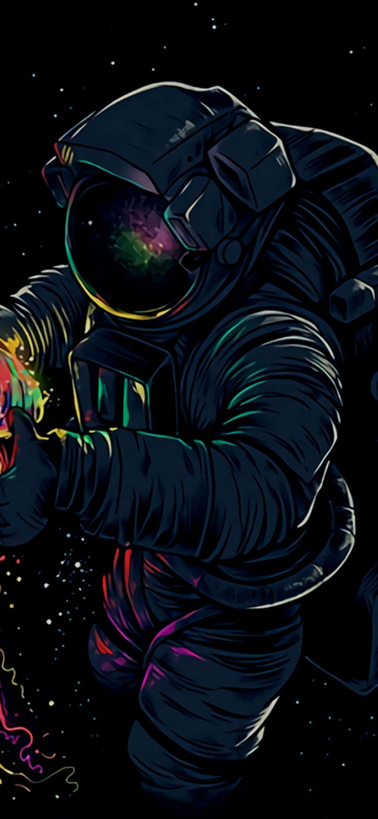 Makulay na Abstract na Wallpaper para sa iPhone Wallpaper