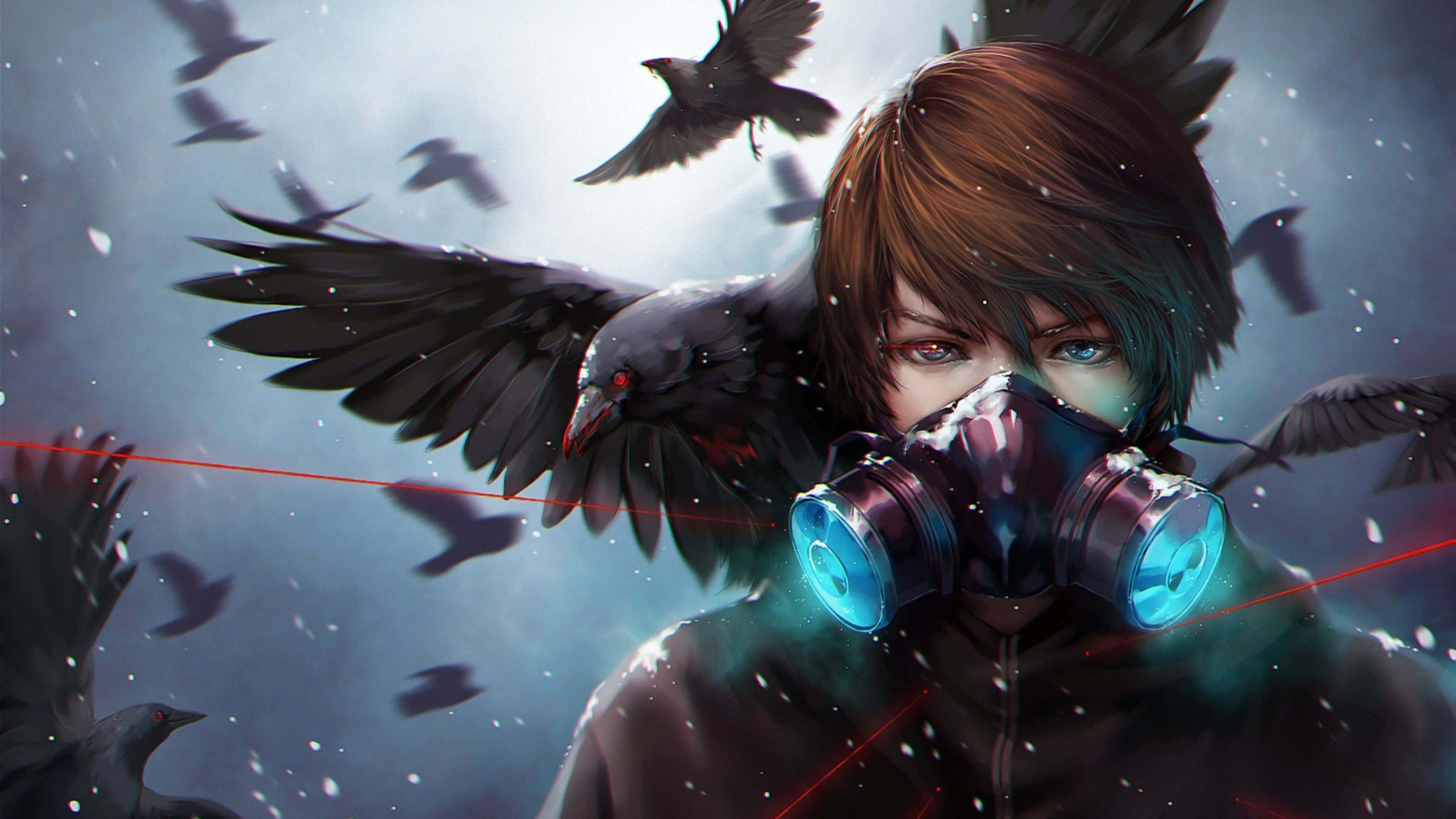 Makulay na Anime 4K Background Wallpaper