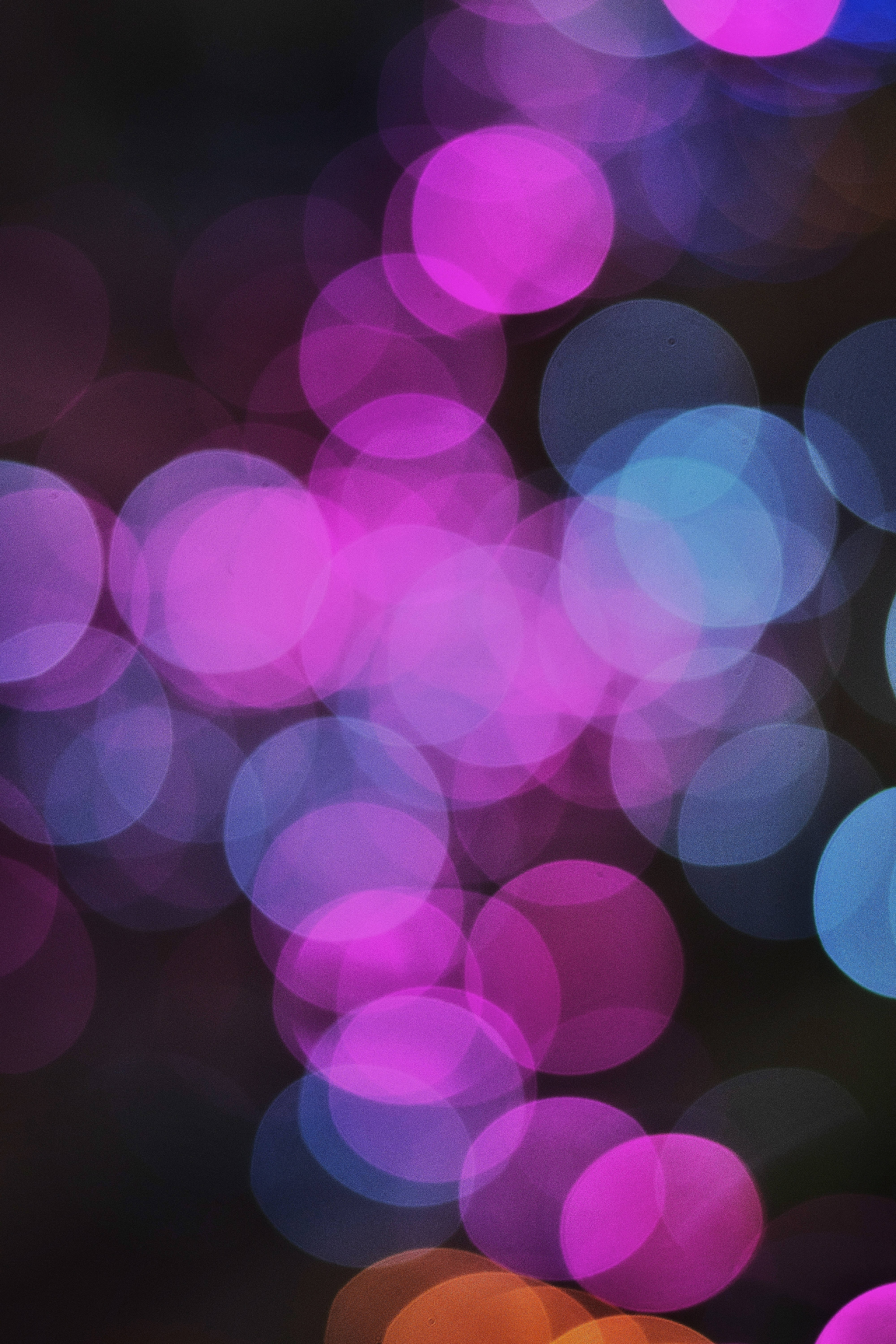 Makulay na Bokeh Lights Aesthetic Pattern Wallpaper