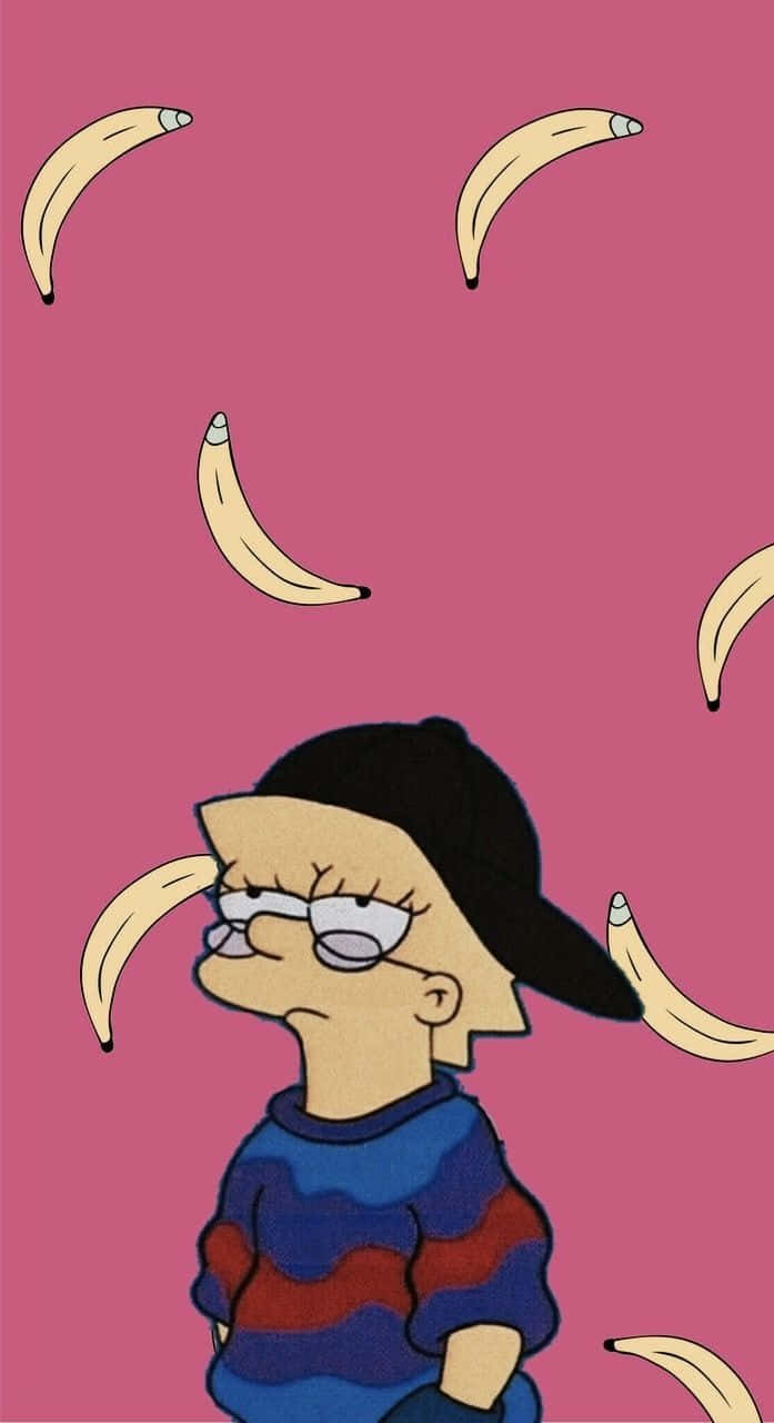 Makulay na Cartoon Aesthetic para sa iPhone Wallpaper