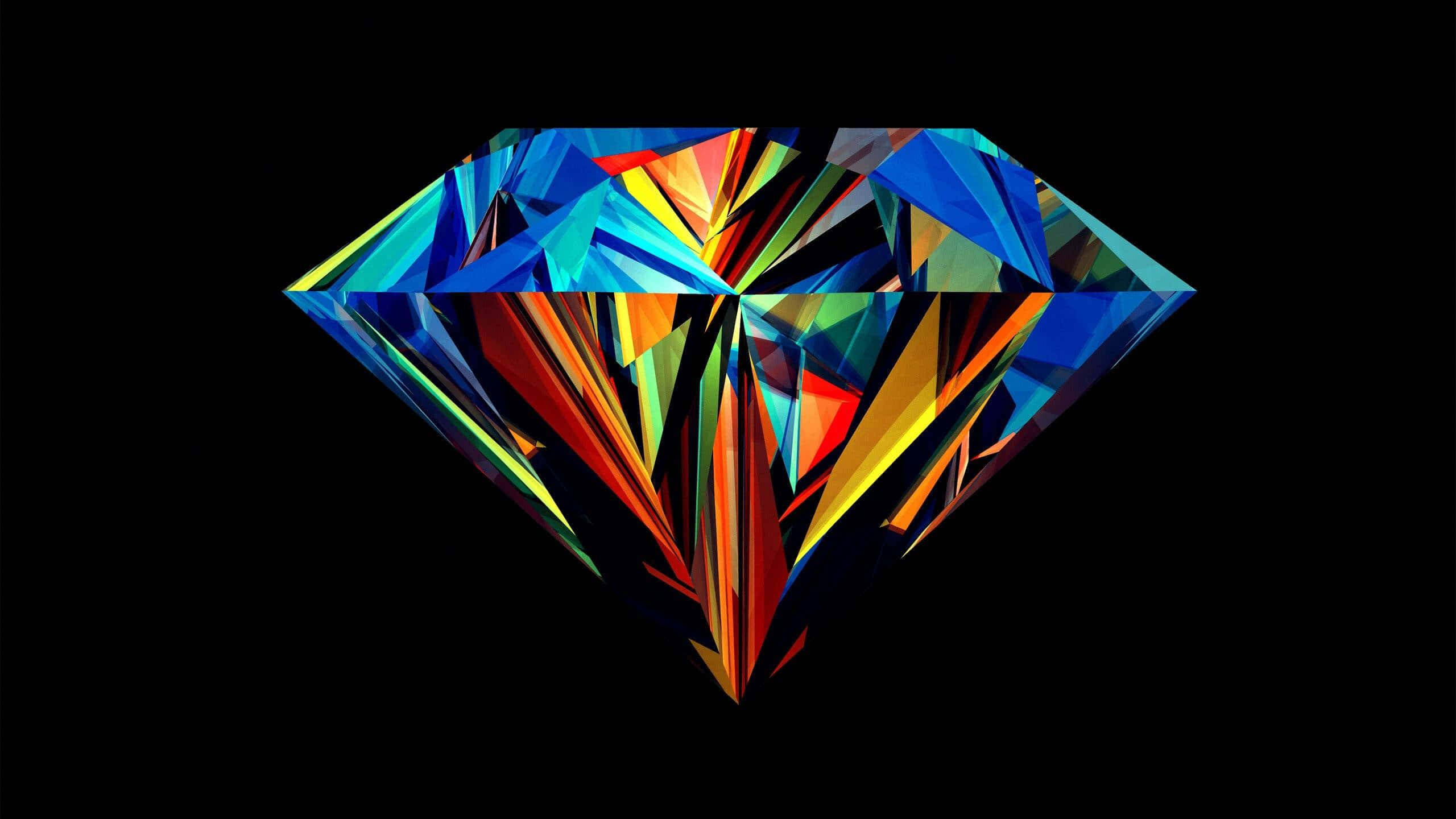 Makulay na Diamond Aesthetic Wallpaper