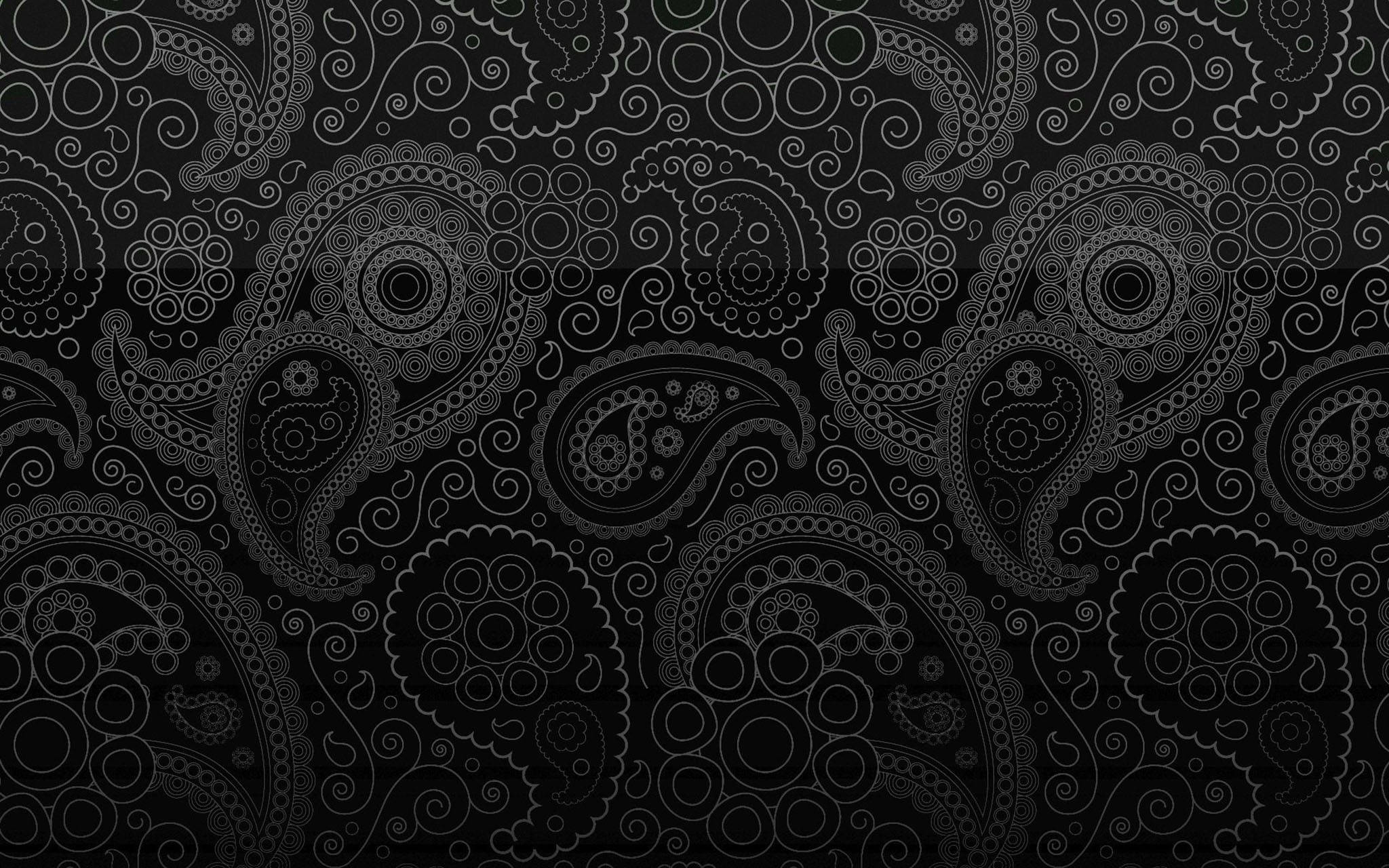 Makulay na Disenyong Paisley Wallpaper