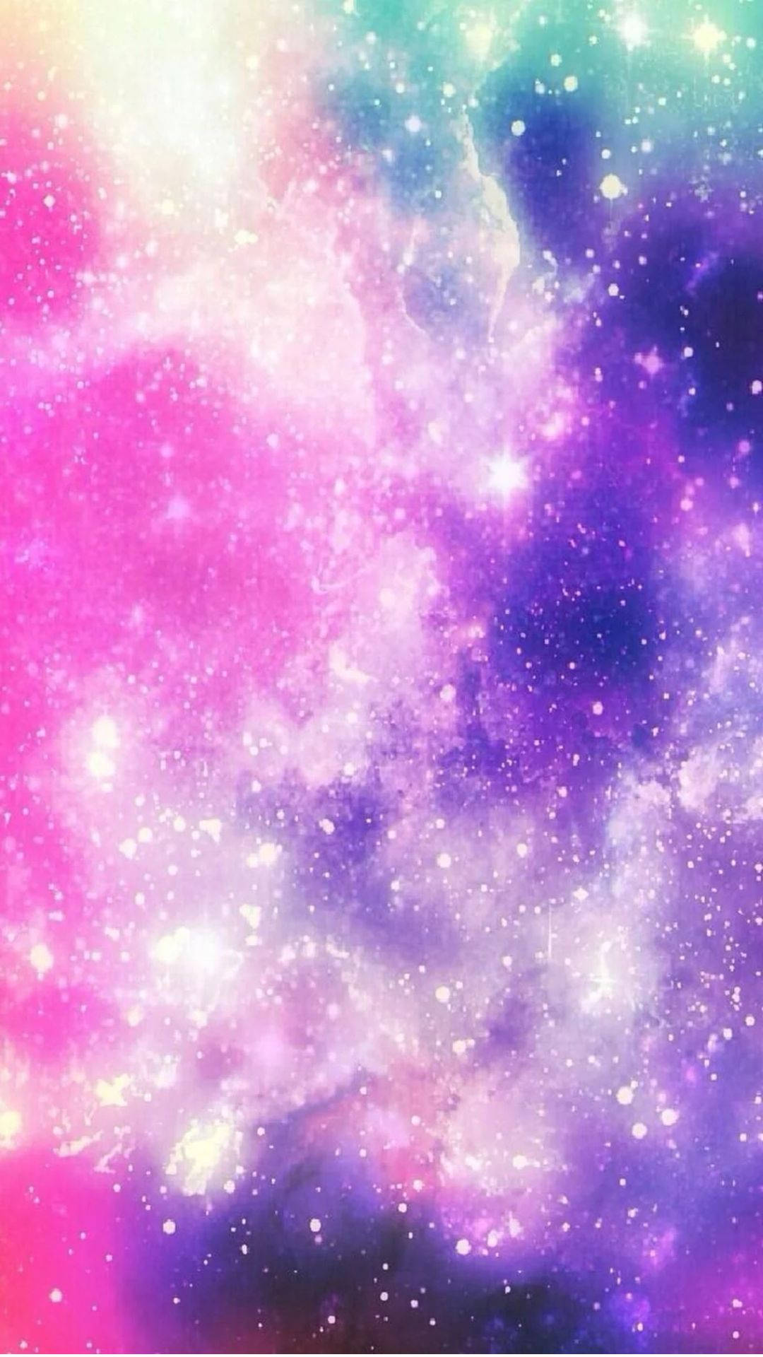 Makulay na mga Bituin sa Isang Nakatutuwang Kalawakan Wallpaper