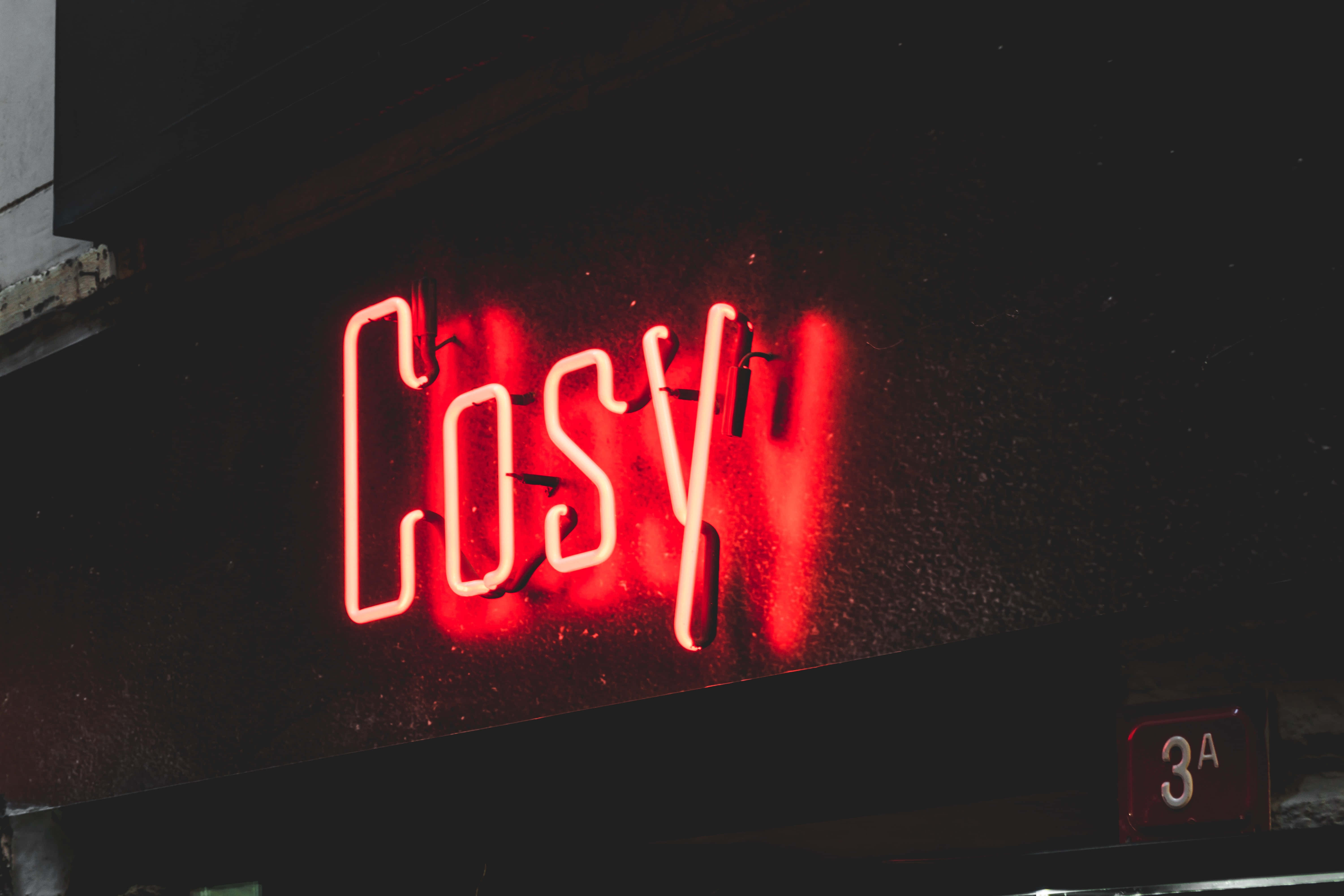 Makulay na Neon Red na Background Wallpaper