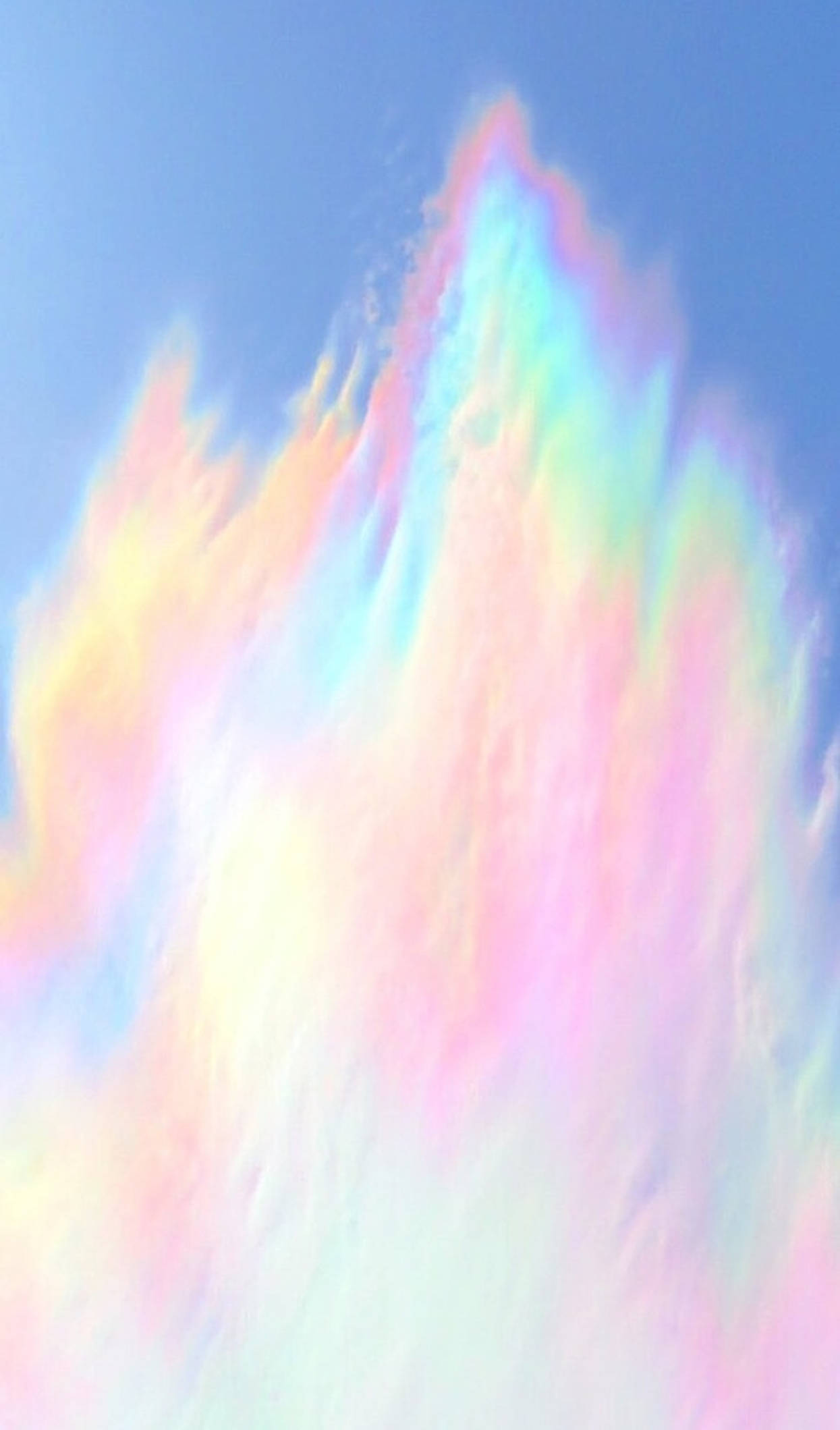 Makulay na Pagpapakita ng Malambot na Pastel na Bahaghari Wallpaper