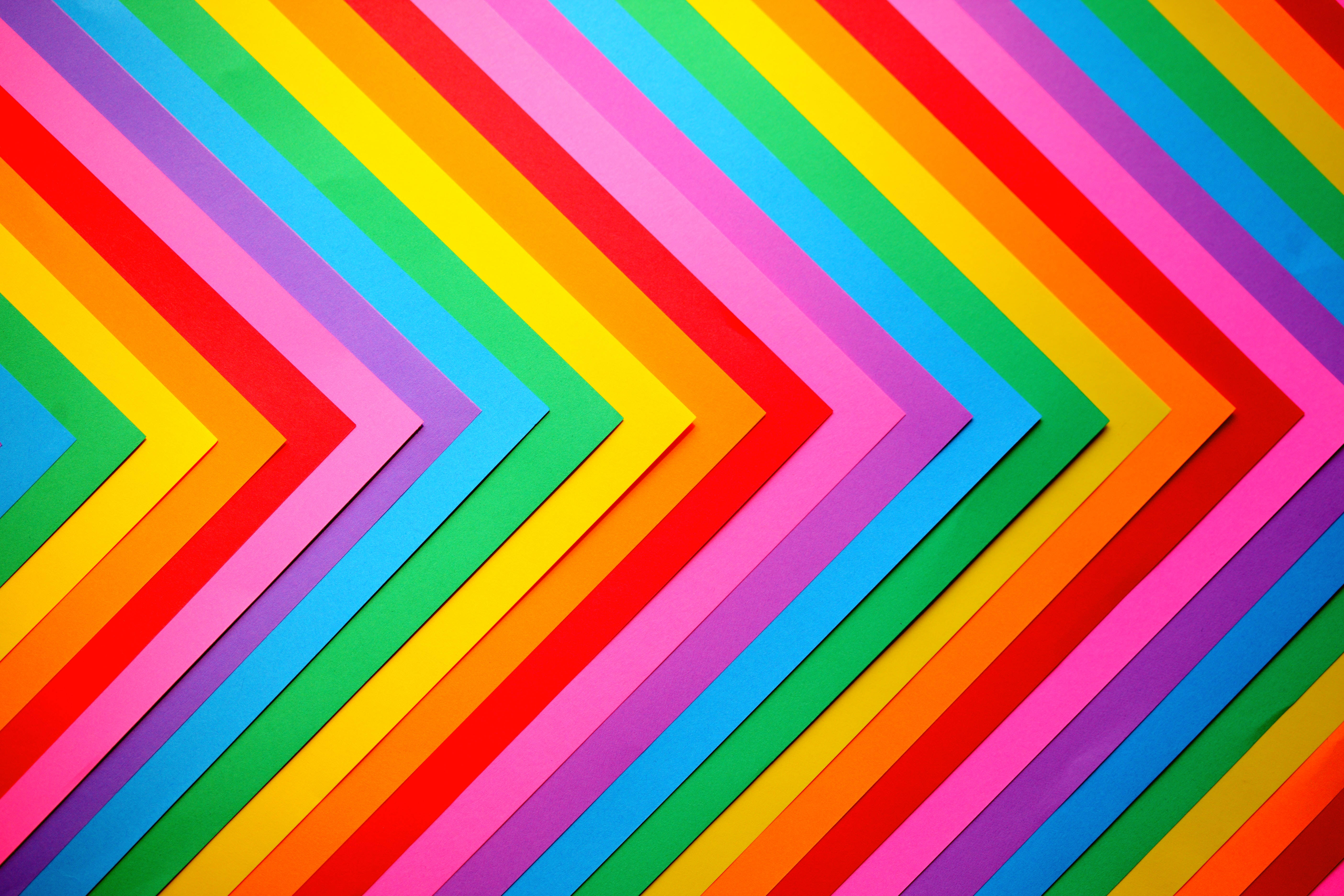 Makulay na Papel na Aestetikong Pattern Wallpaper