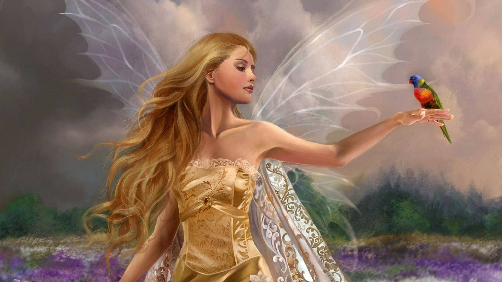 Makulay na Paru-paro ng Diwata Wallpaper