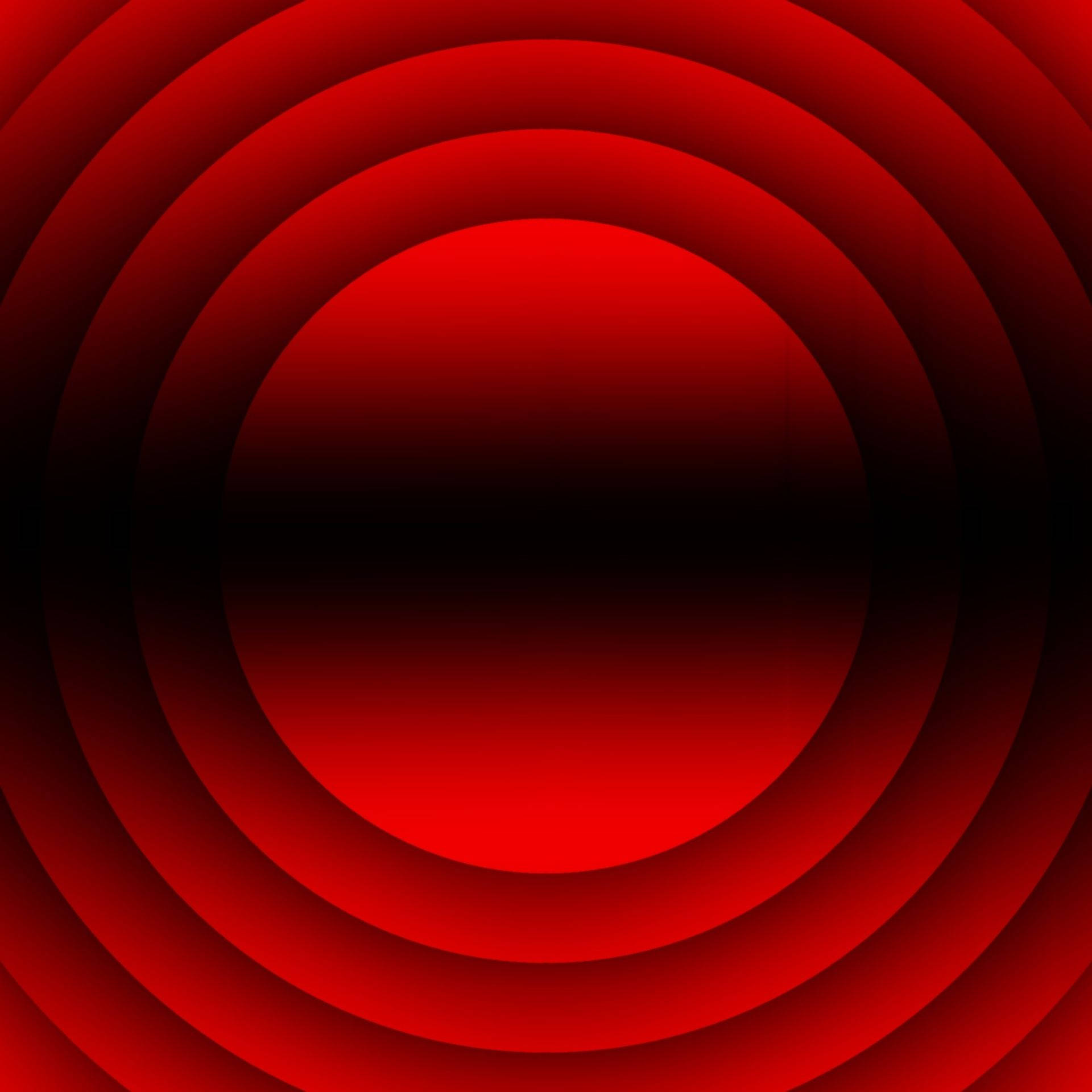 Makulay na Pulang Bilog na May Maitim na Anino Wallpaper