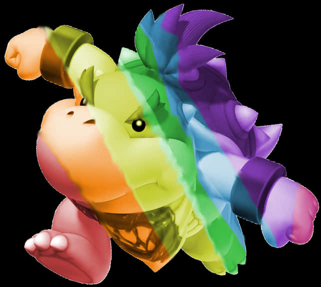 Makulay na Sining ni Bowser Wallpaper