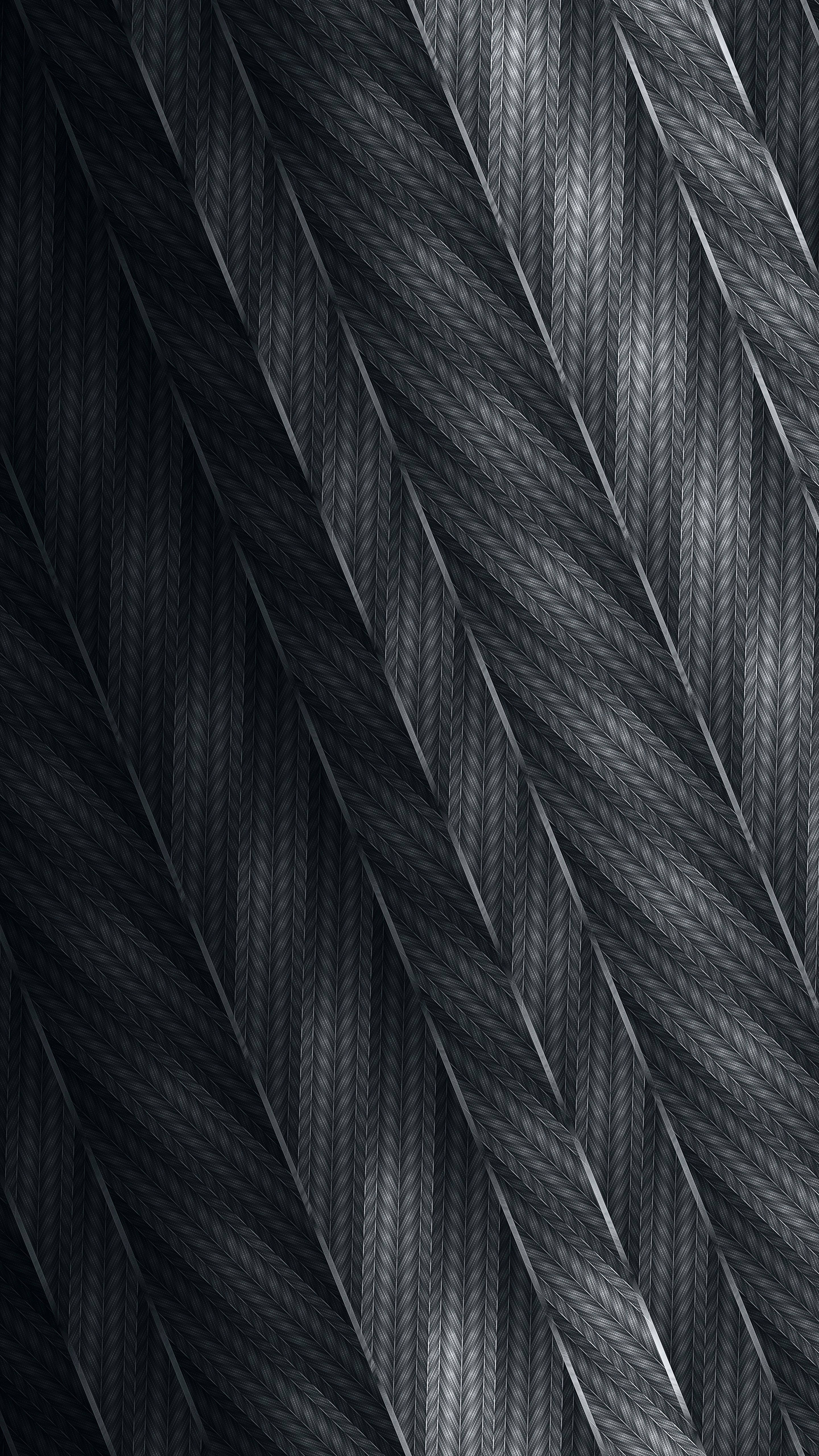 Malabong Gray na mga Hibla ng Tela Wallpaper