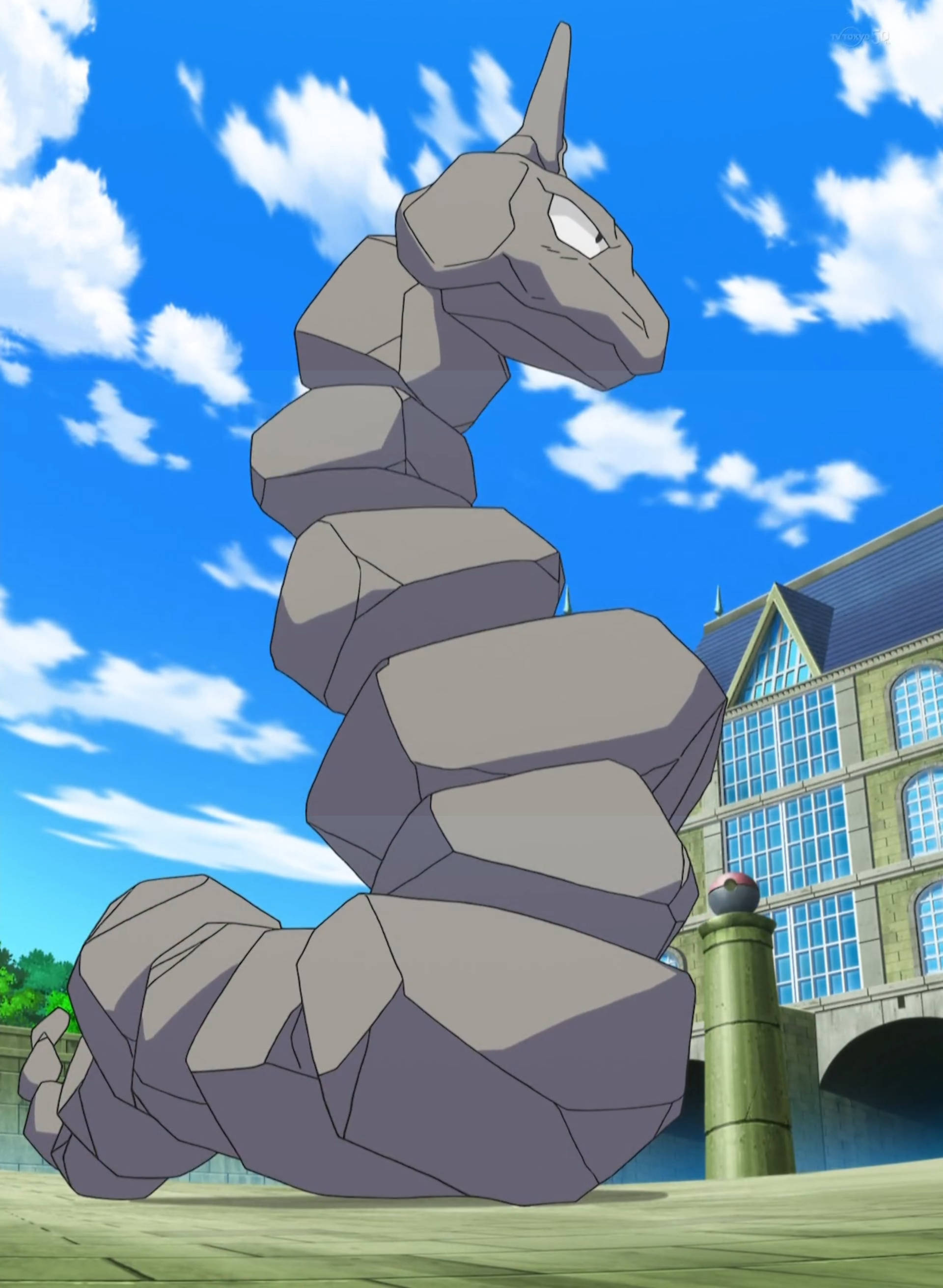 Malaking Onix sa Harap ng Bahay Wallpaper