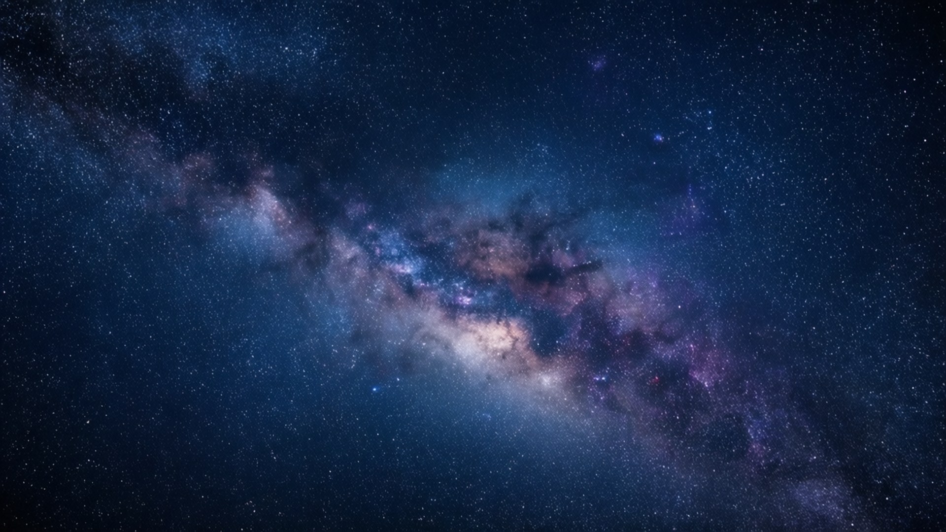 Malalim na Asul na Kosmos Wallpaper