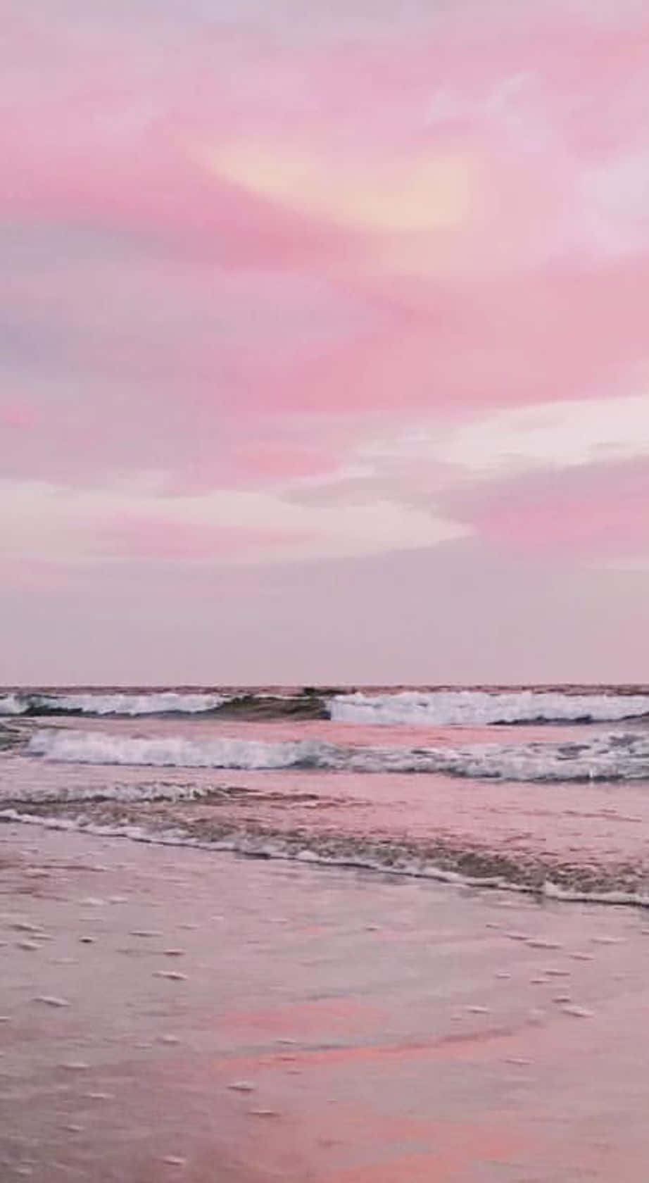 Malambot at panaginip na mga kulay ng light pink na nagbibigay ng magandang aesthetic Wallpaper