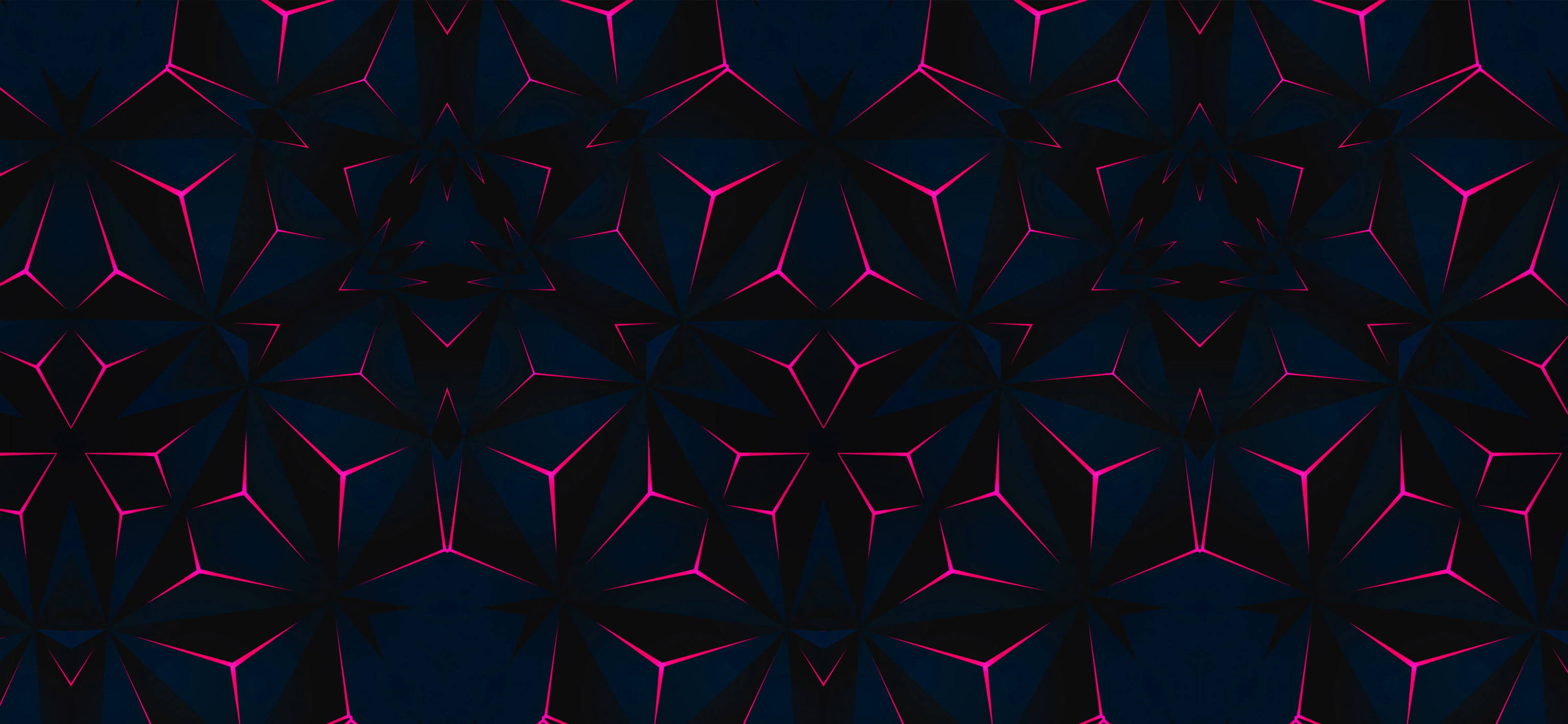 Malamig na Disenyong Polygonal Wallpaper