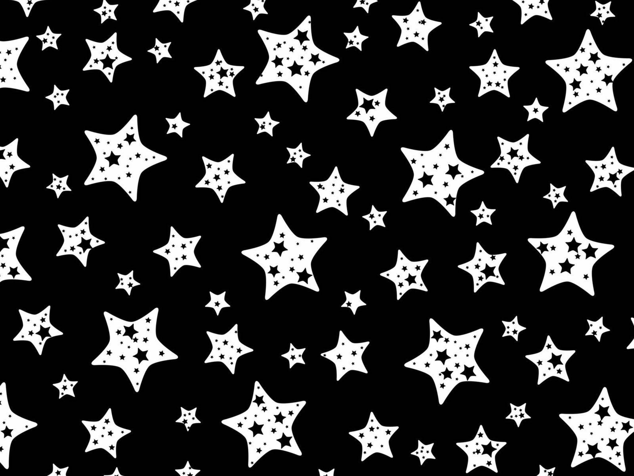 Malamig na Pattern ng mga Bituin Wallpaper