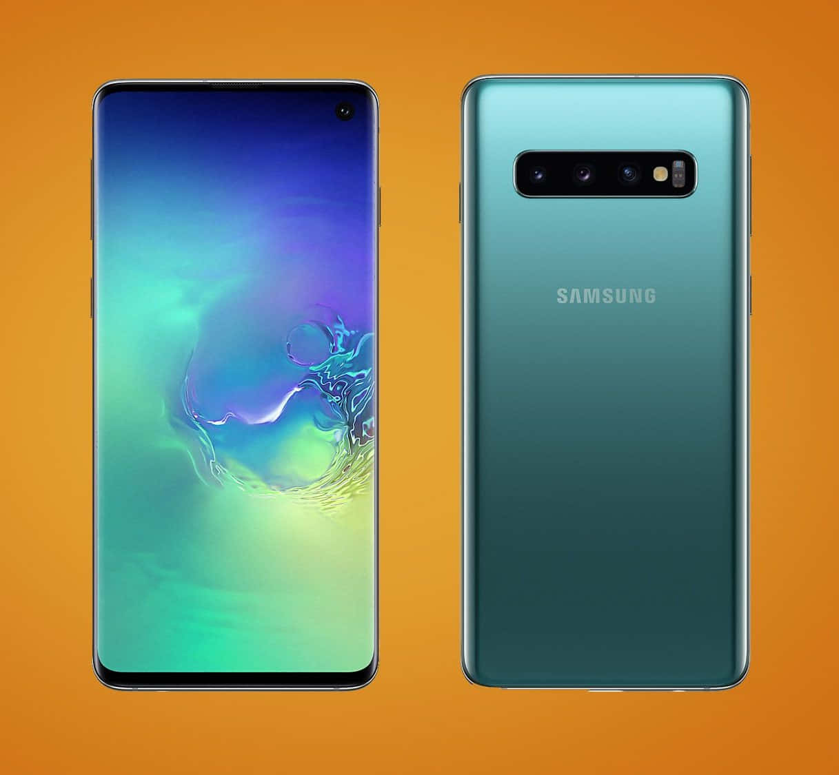 Malapitan na Pagtingin sa Galaxy S10 Wallpaper