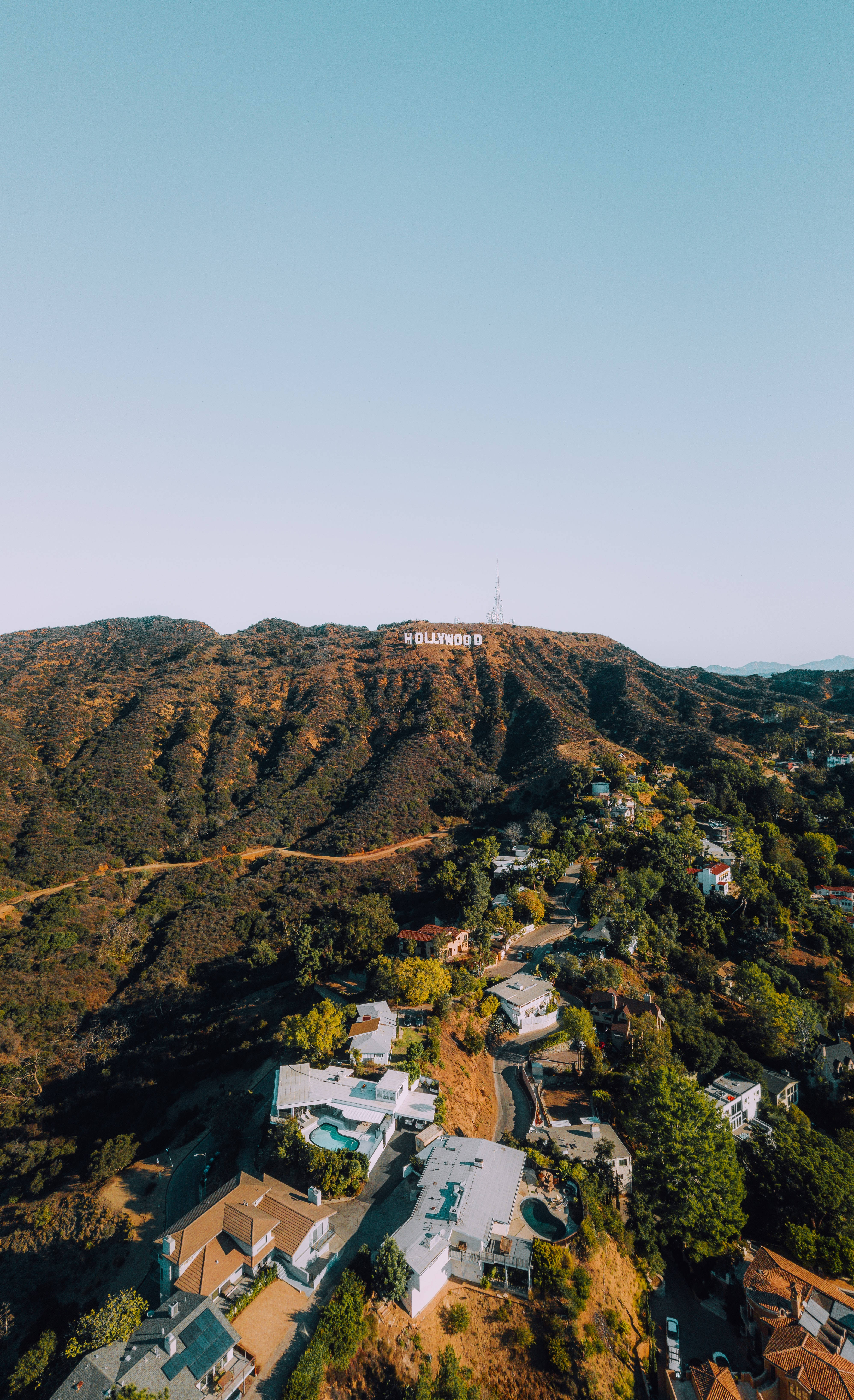 Malawak na Hollywood Land Wallpaper