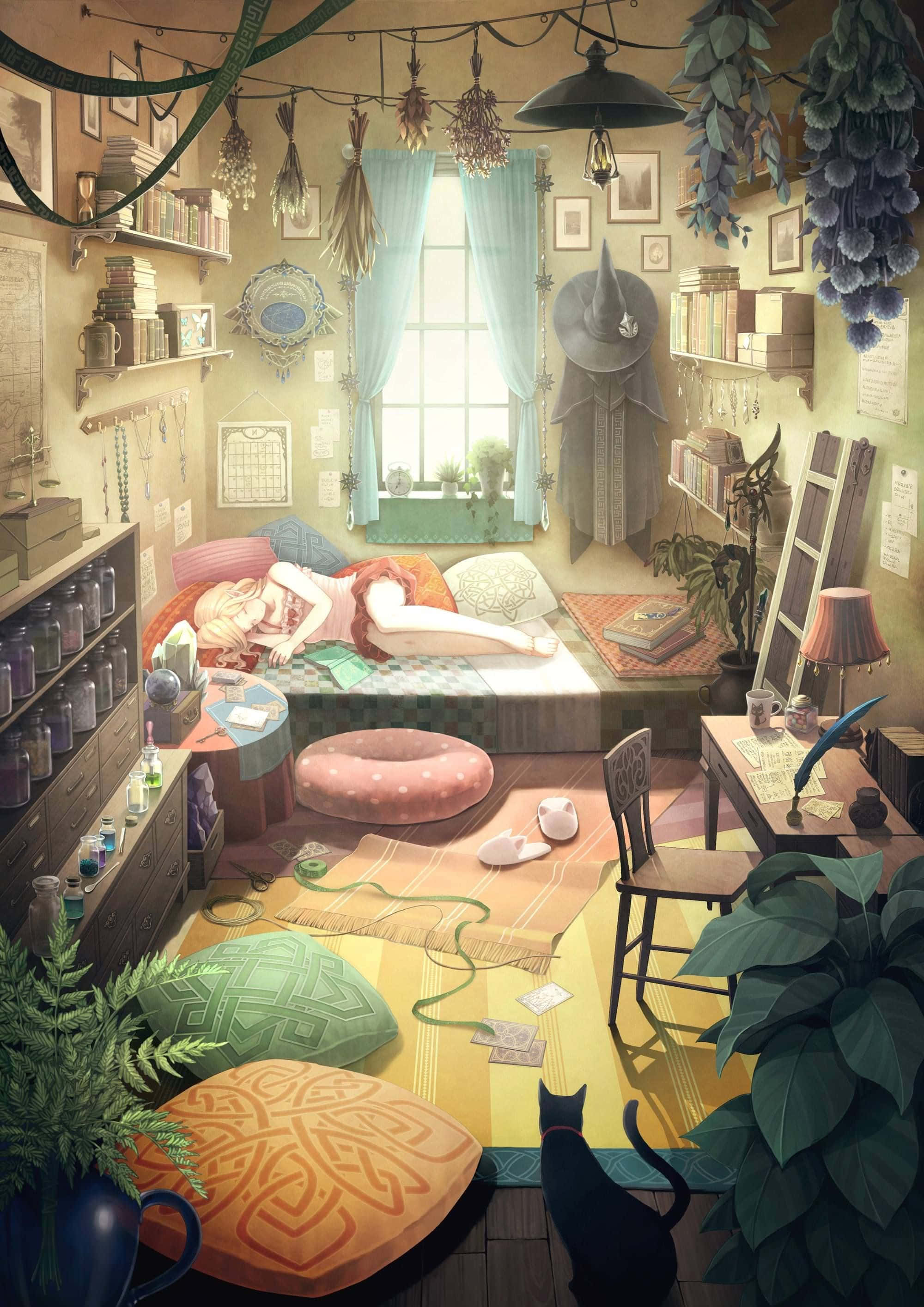 Maligayang Pagdating sa Anime Room! Wallpaper