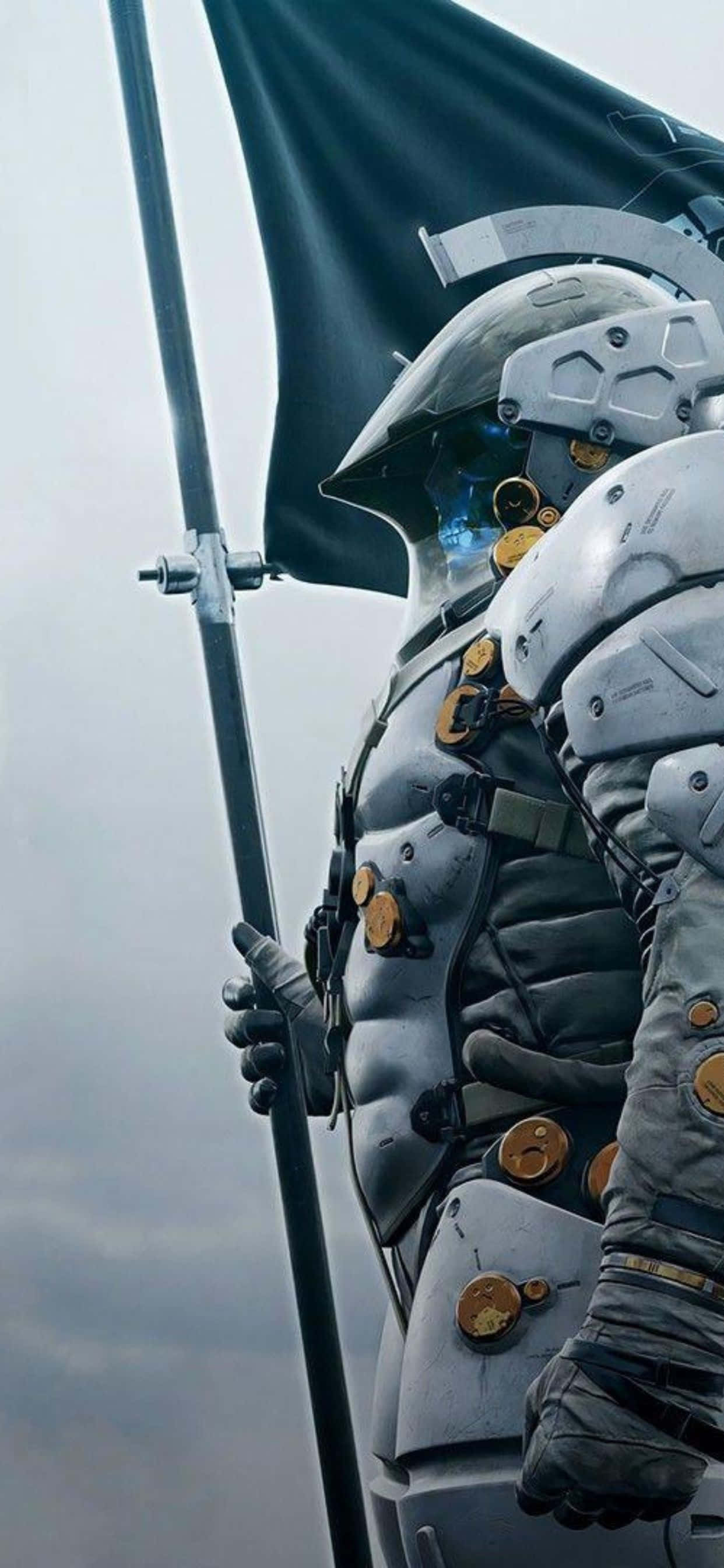 Maligayang pagdating sa mundo ng Death Stranding sa iPhone Xs Max Wallpaper