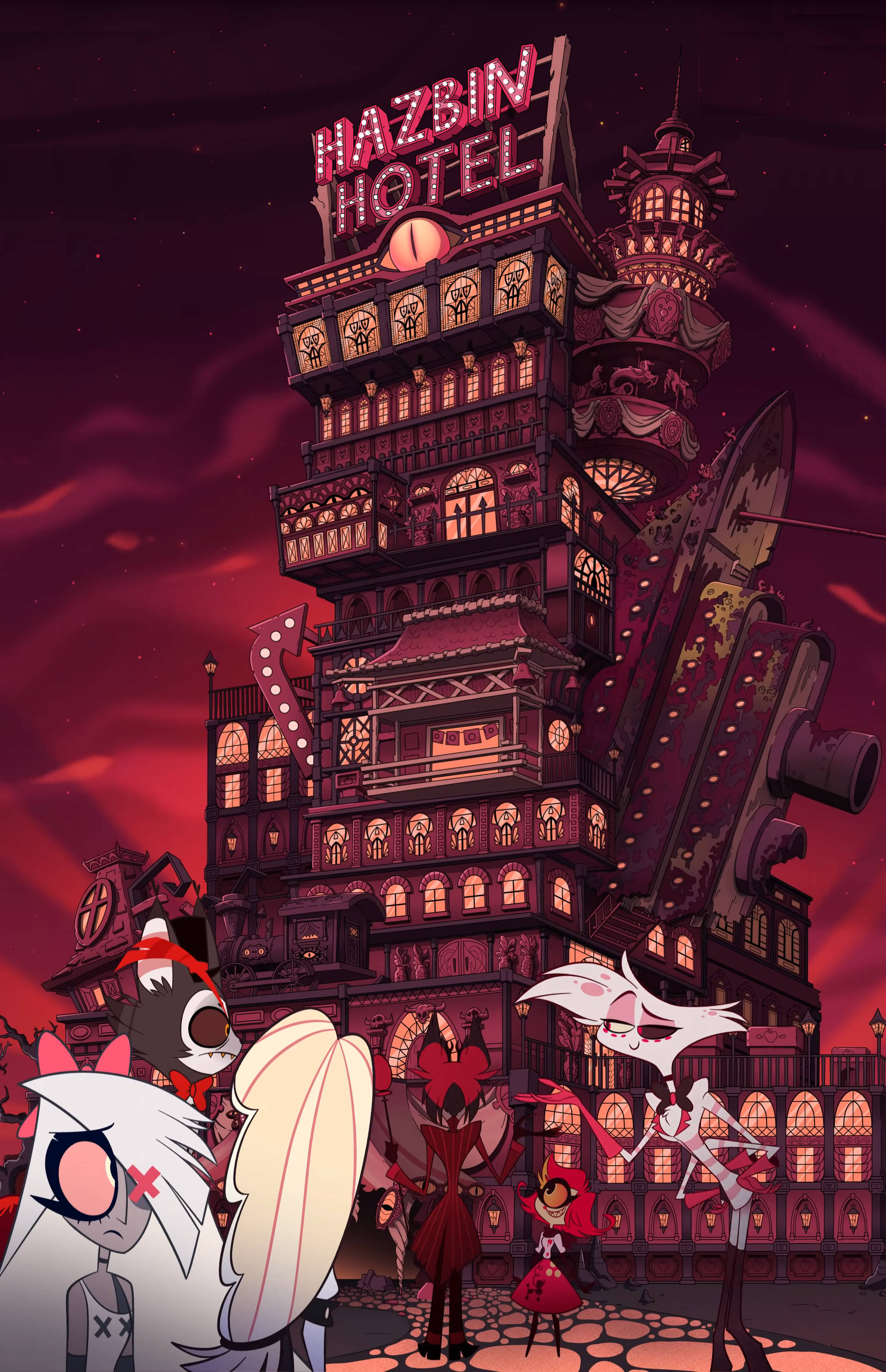 Maligayang pagdating sa mundo ng Hazbin Hotel! Wallpaper