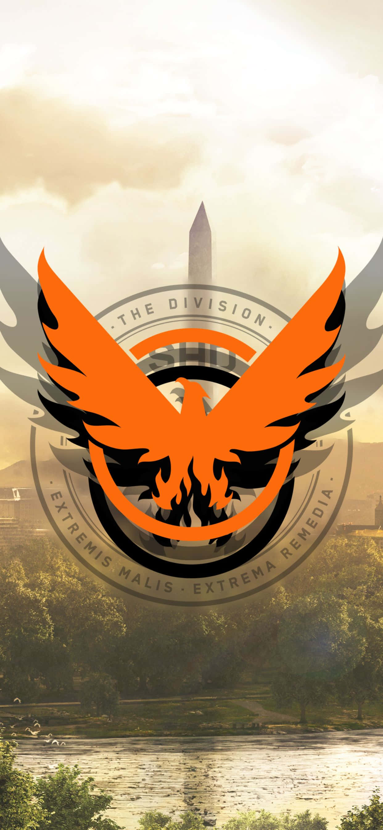 Maligayang pagdating sa The Division sa iPhone Xs Max Wallpaper