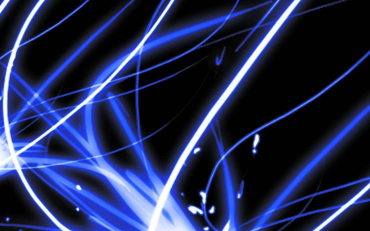 Maliwanag at Makulay na Neon Blue na Background Wallpaper