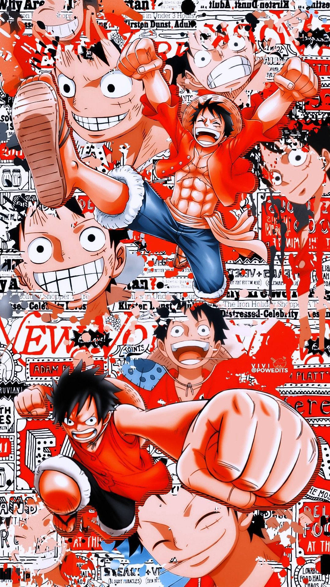 Maliwanag na Aesthetic ni Luffy Wallpaper