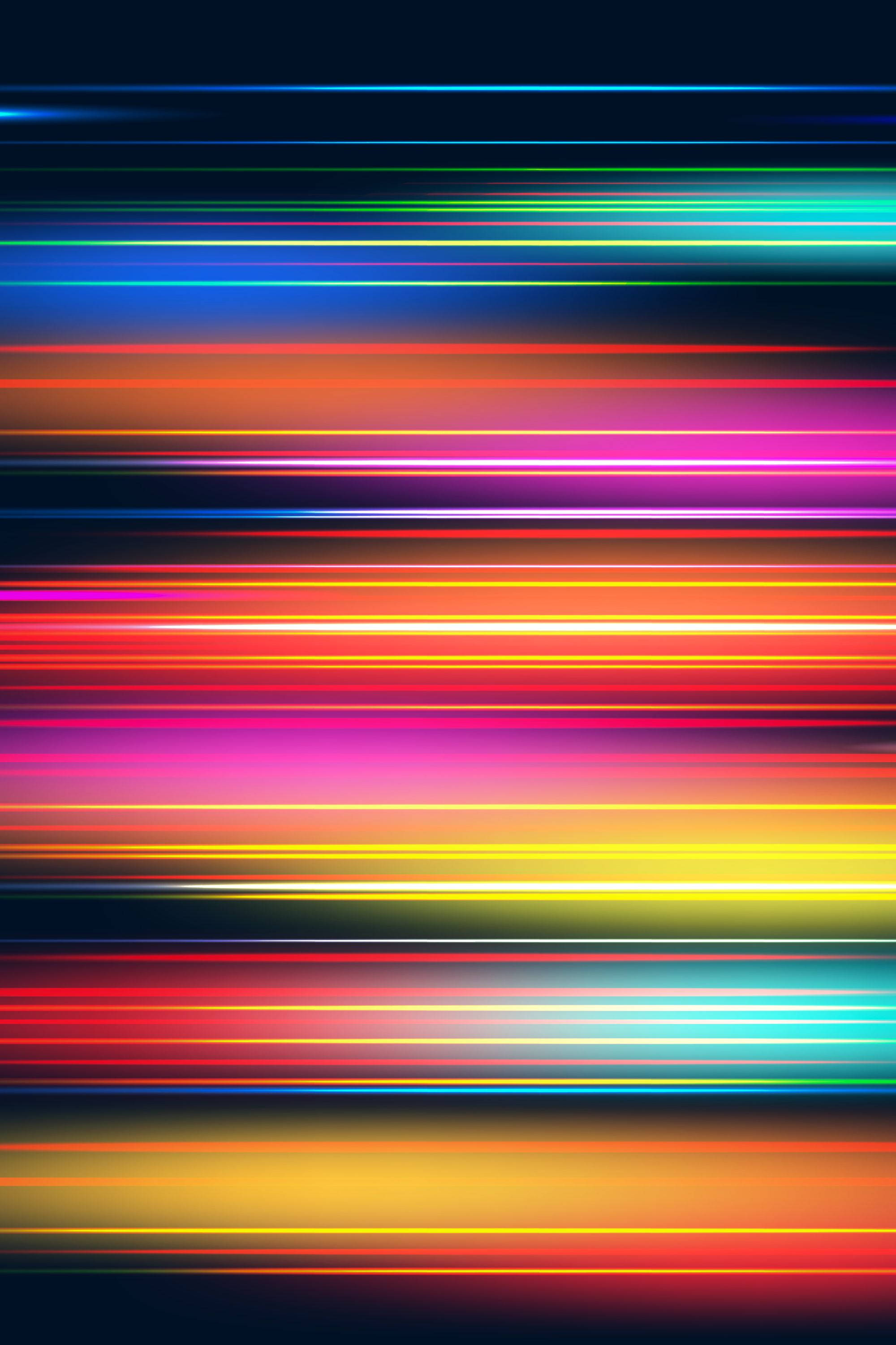 Maliwanag na Kulay na iPhone Blurred Straight Lines Wallpaper