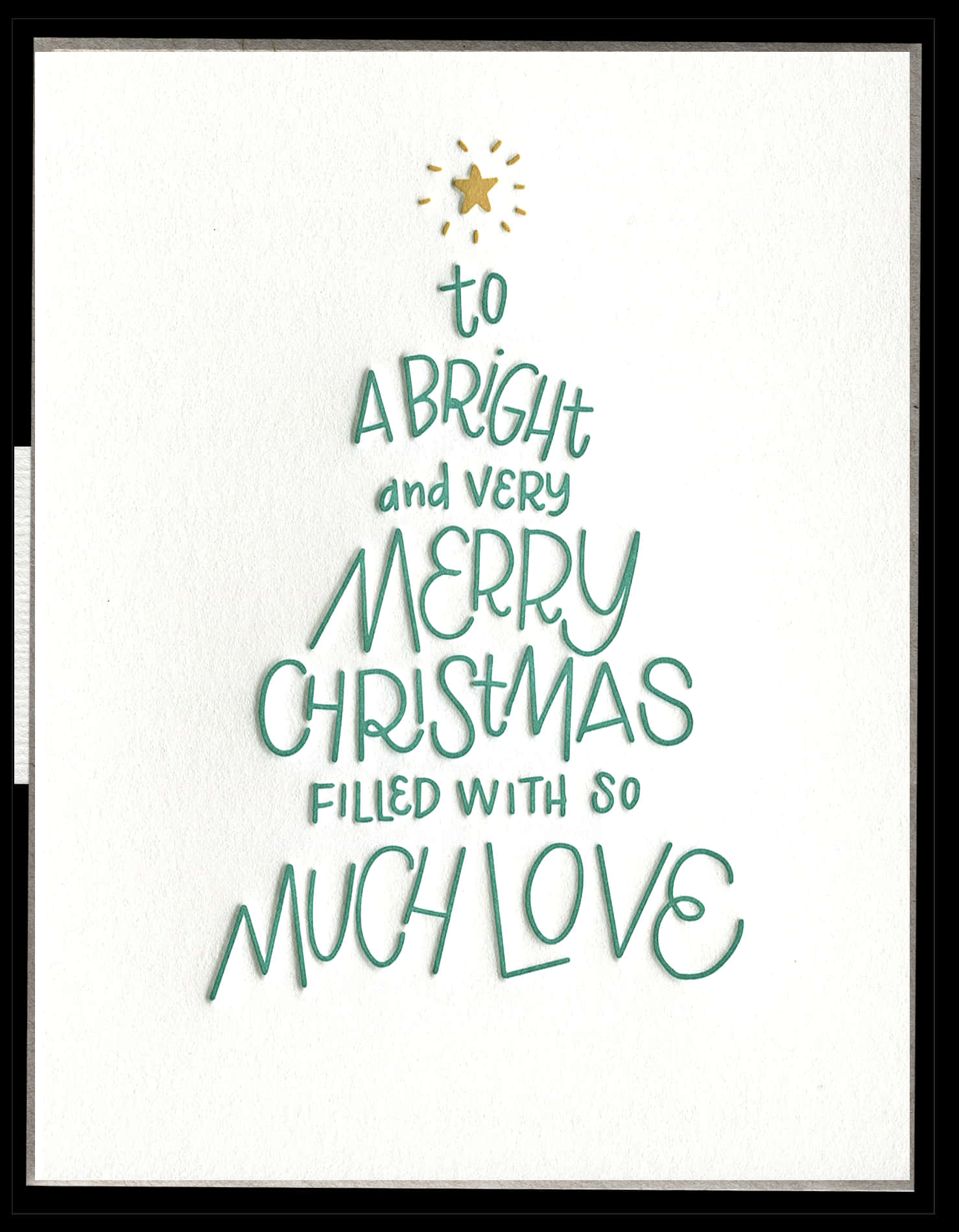 Maliwanag na Maligayang Pasko Card Wallpaper