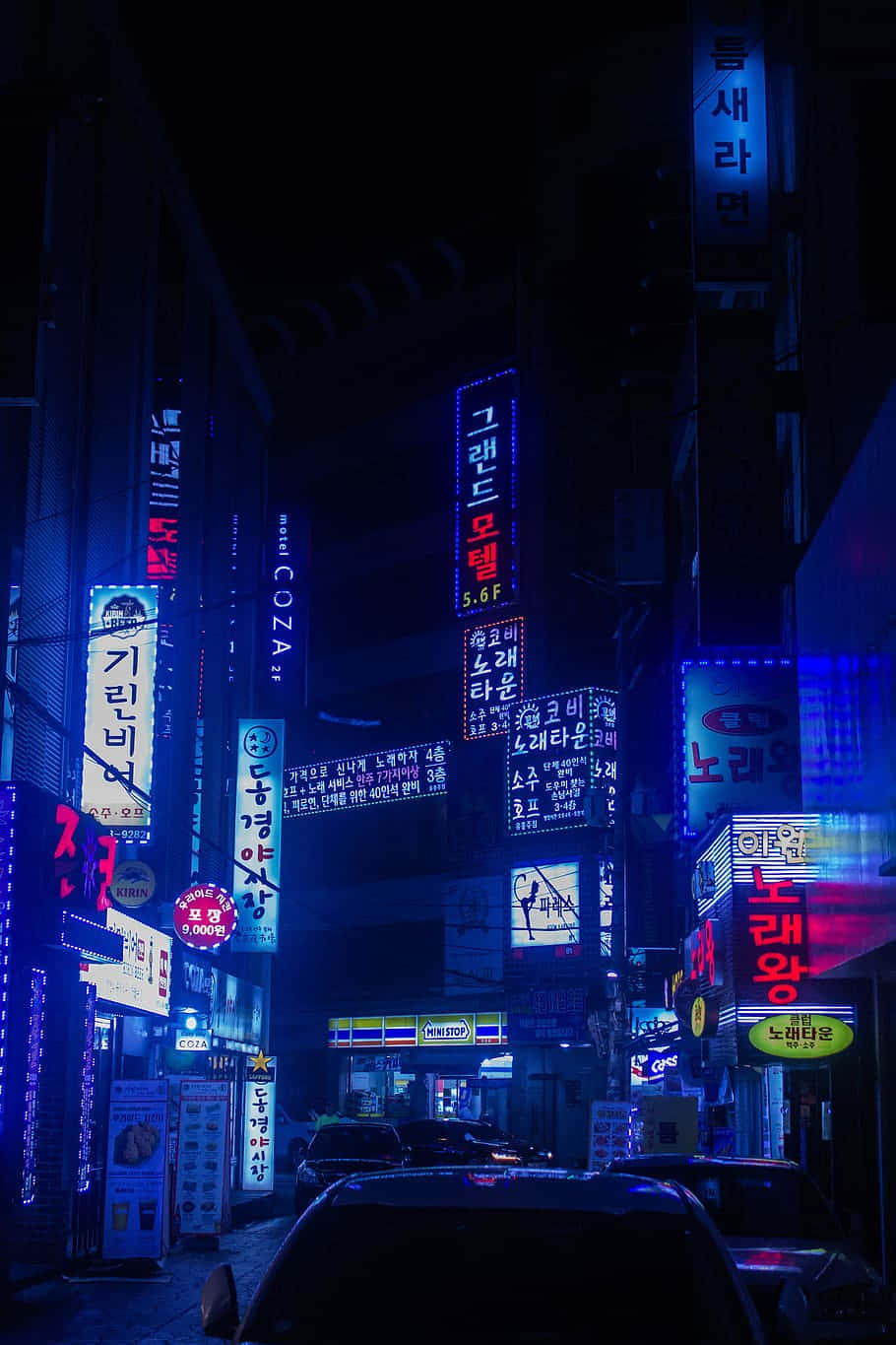 Maliwanag na mga Ilaw ng Lungsod Wallpaper