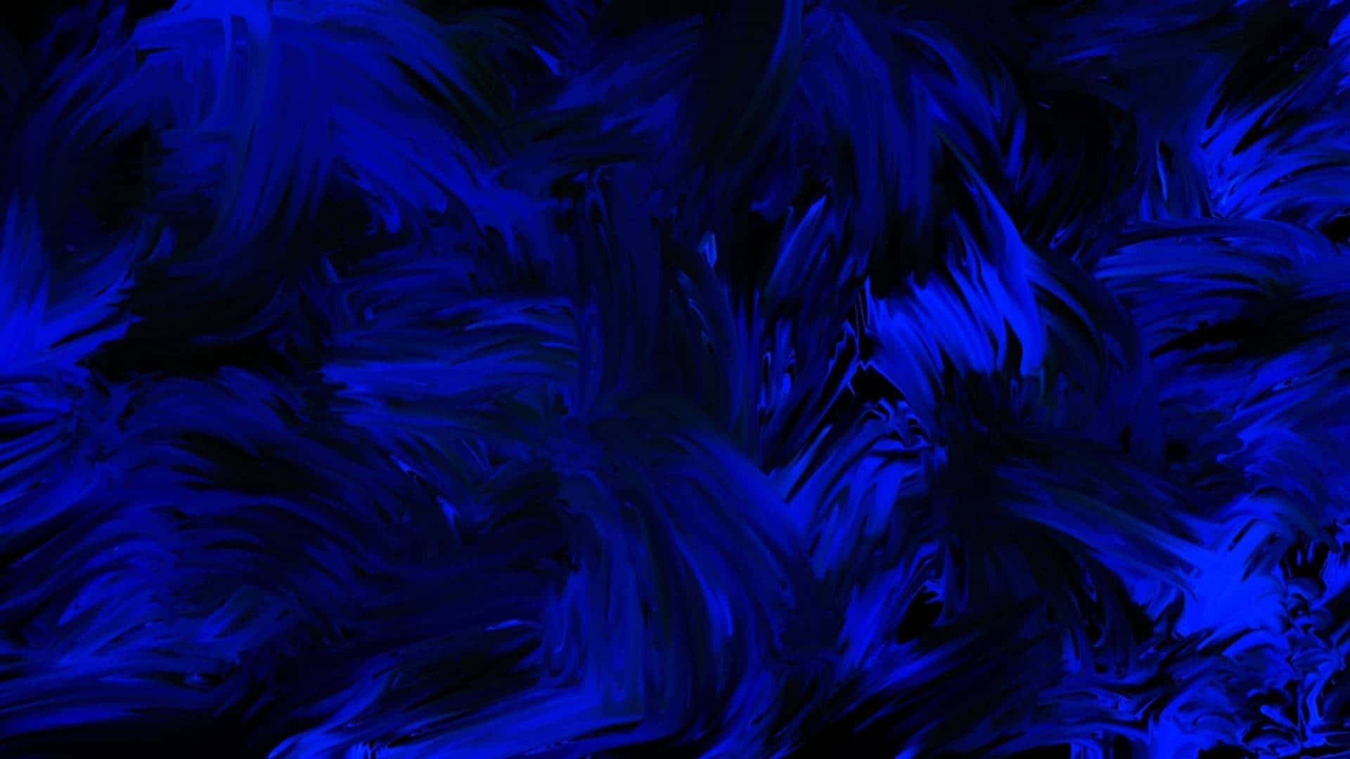 Maliwanag na Neon Blue na Background Wallpaper