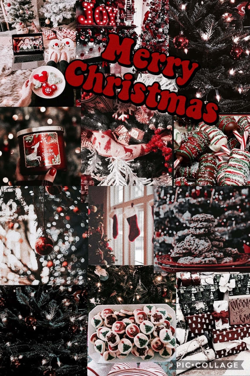 Maliwanag na Pulang Pasko Wallpaper