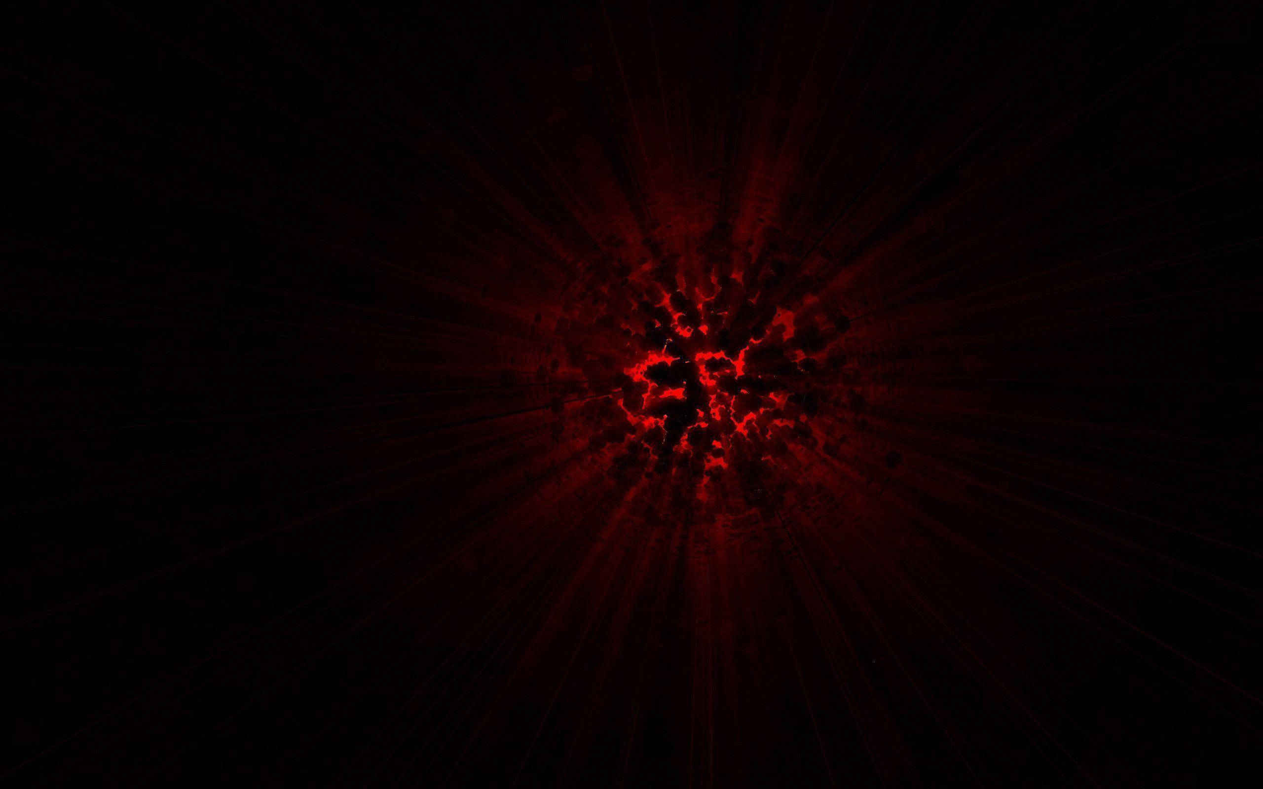 Maliyabang Pulang Liwanag sa Malamig na Itim Wallpaper
