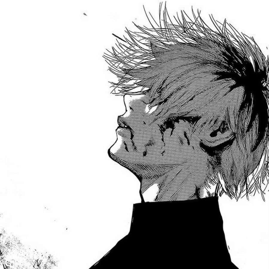 Malungkot na Kamatayan ni Kaneki sa Anime Wallpaper
