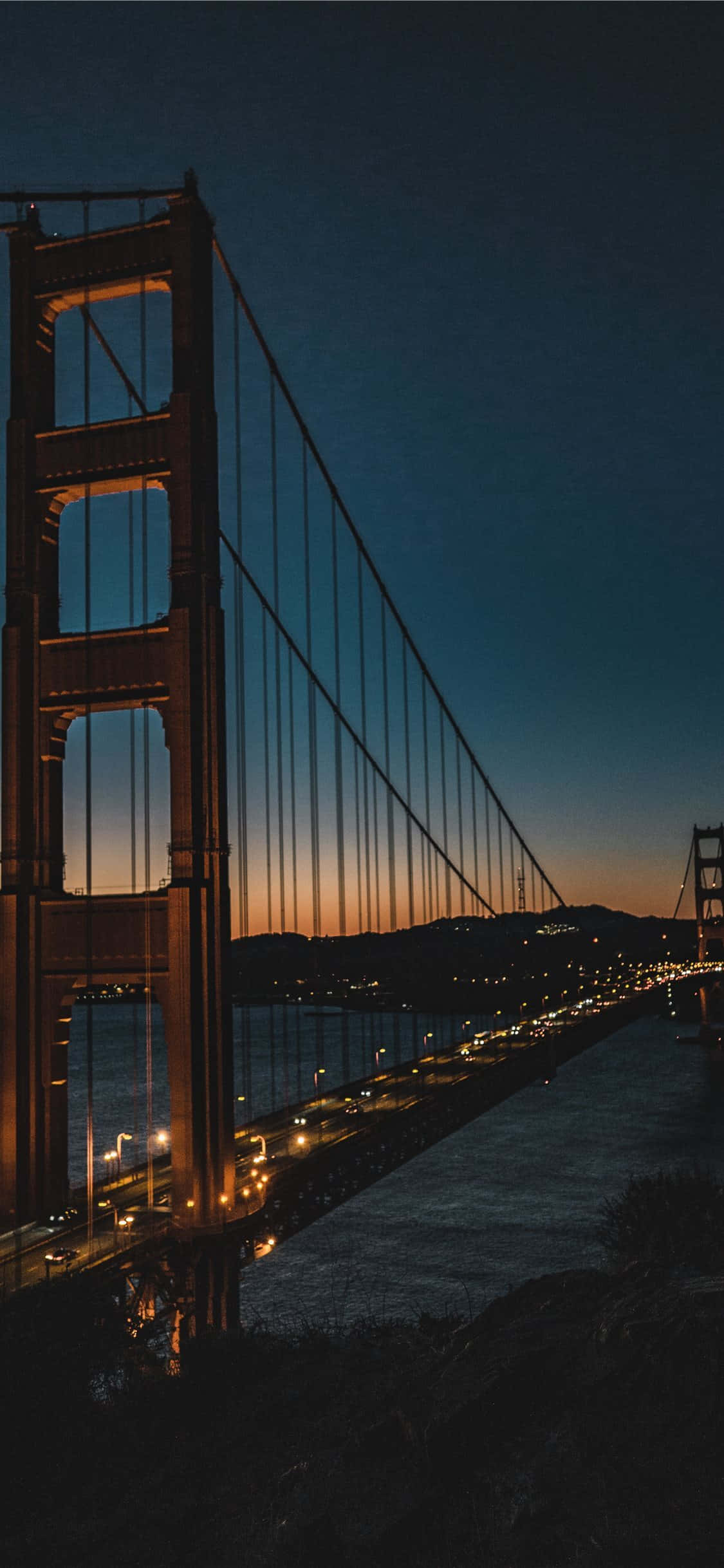 Mamangha sa ganda ng California sa nakamamanghang na display ng iPhone X Wallpaper