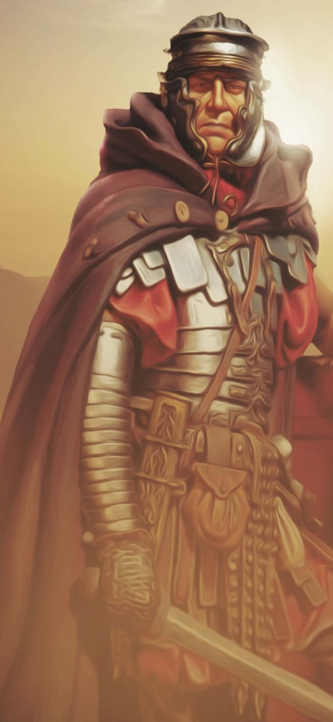 Mamuno ang iyong sariling hukbong Romano gamit ang iPhone Xs Total War Rome 2 Wallpaper